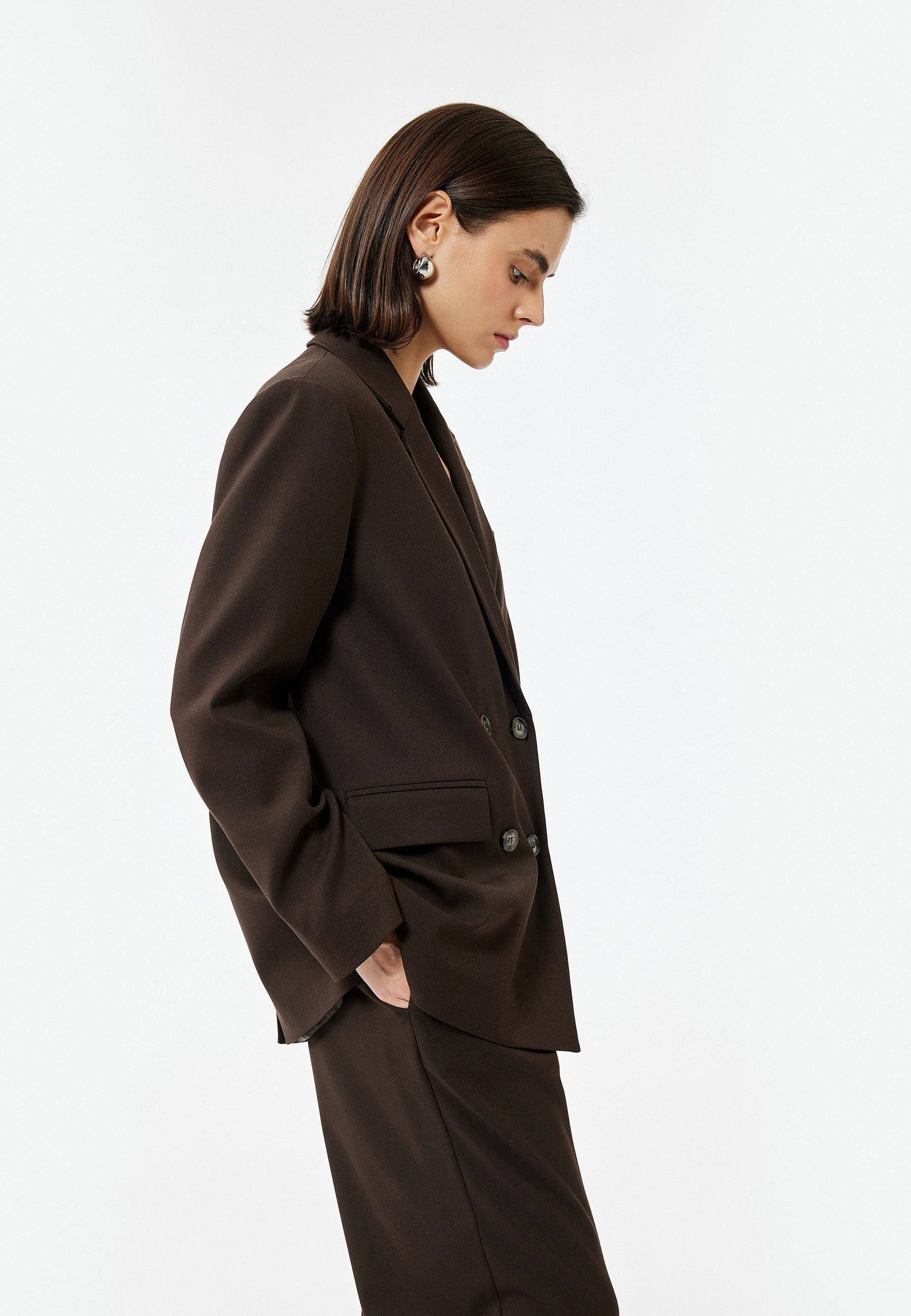 Koton Jackenblazer Oversize Umschlag Jackenblazer