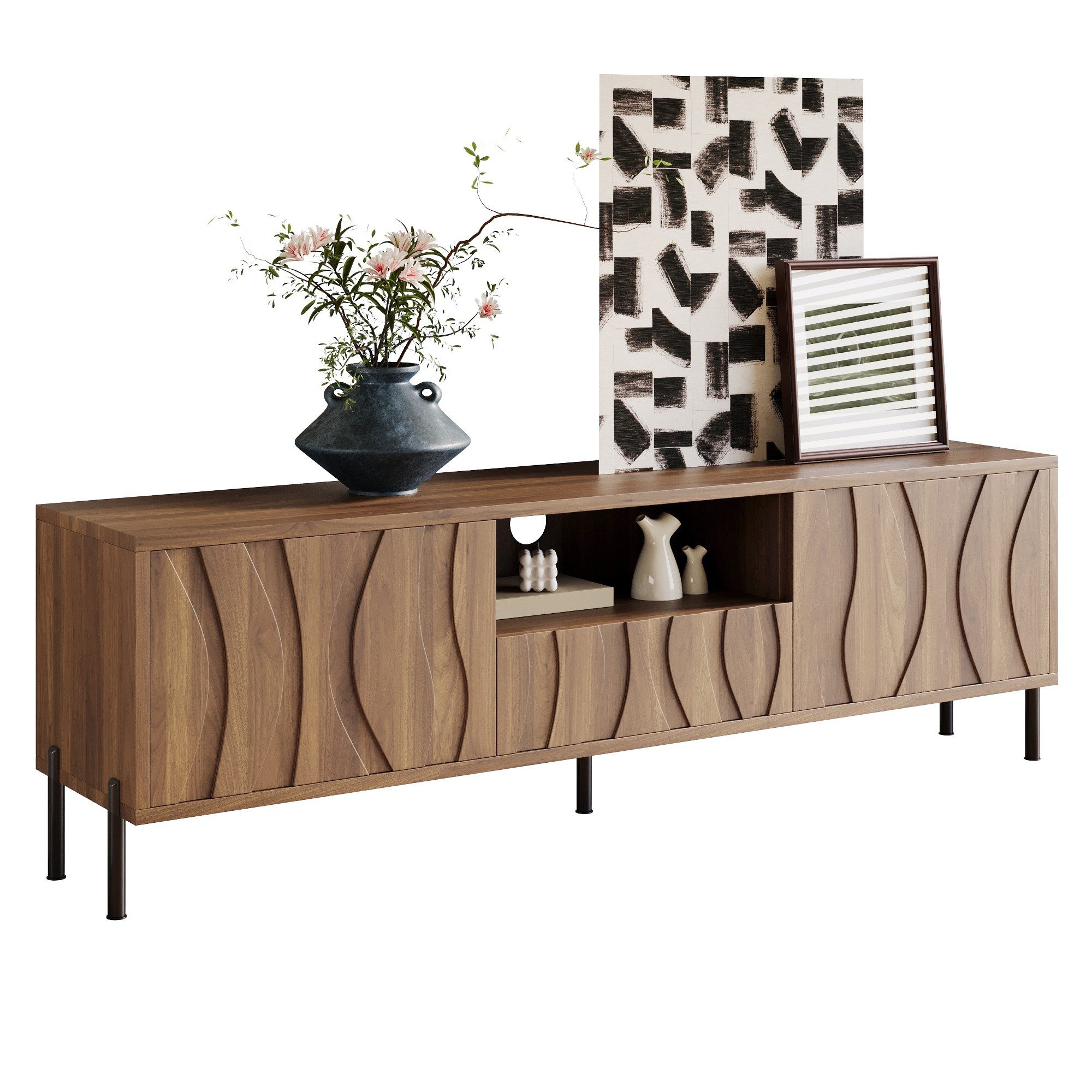 TV-Schrank Lowboard Fernsehtisch TV Board