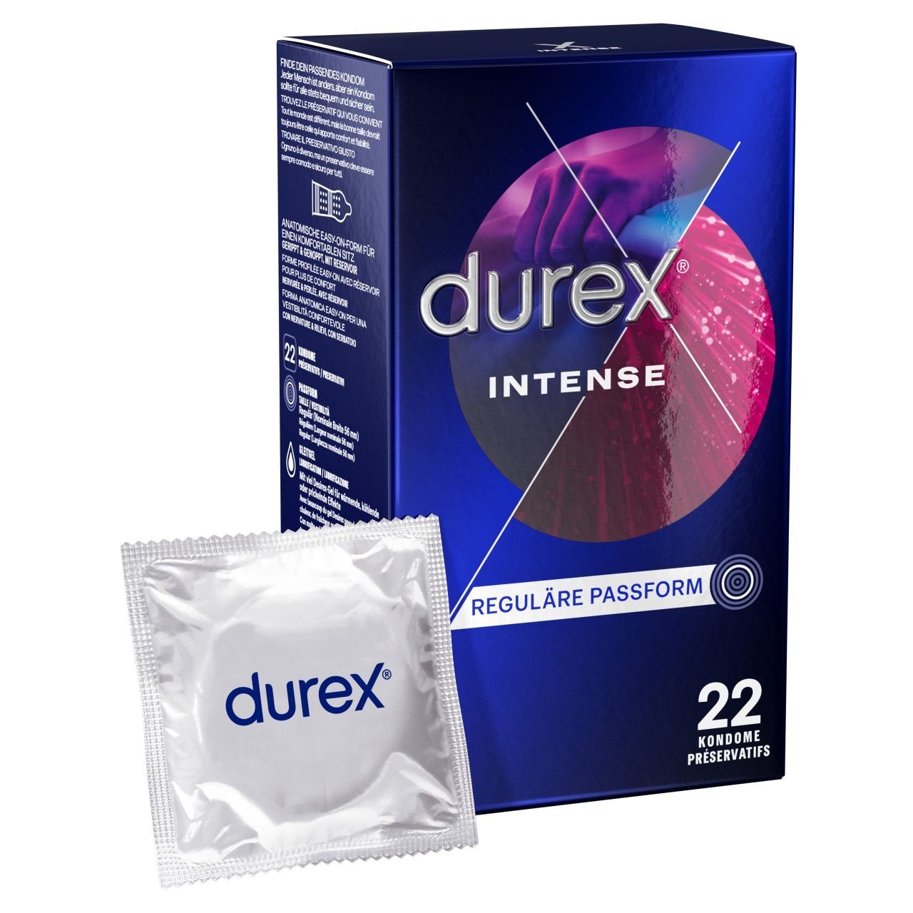 durex Einhand-Kondome DUREX Intense - (div. Farben)