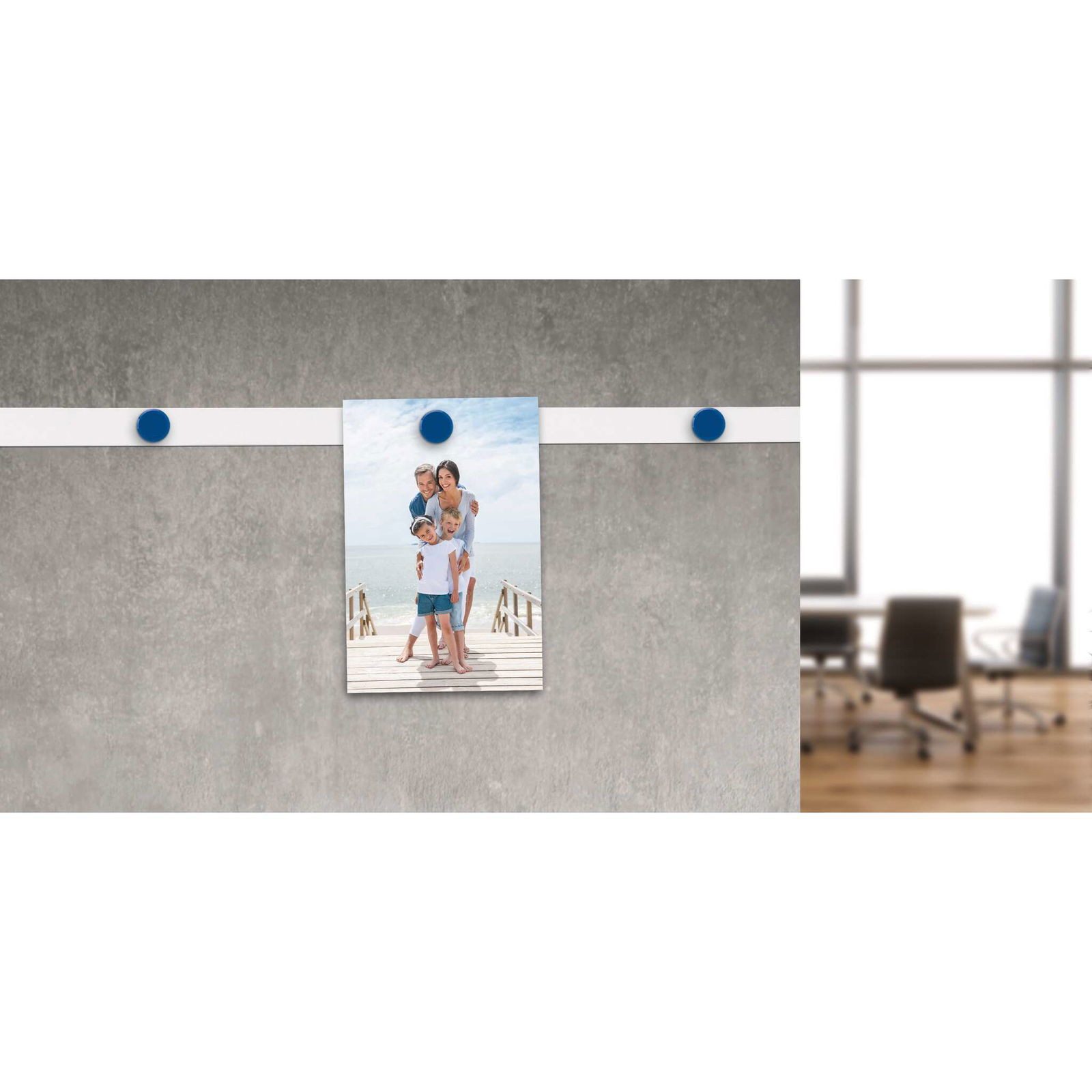 MAUL Klebeband Metallband, Länge 1 m, inkl. 3 Magnete günstig online kaufen