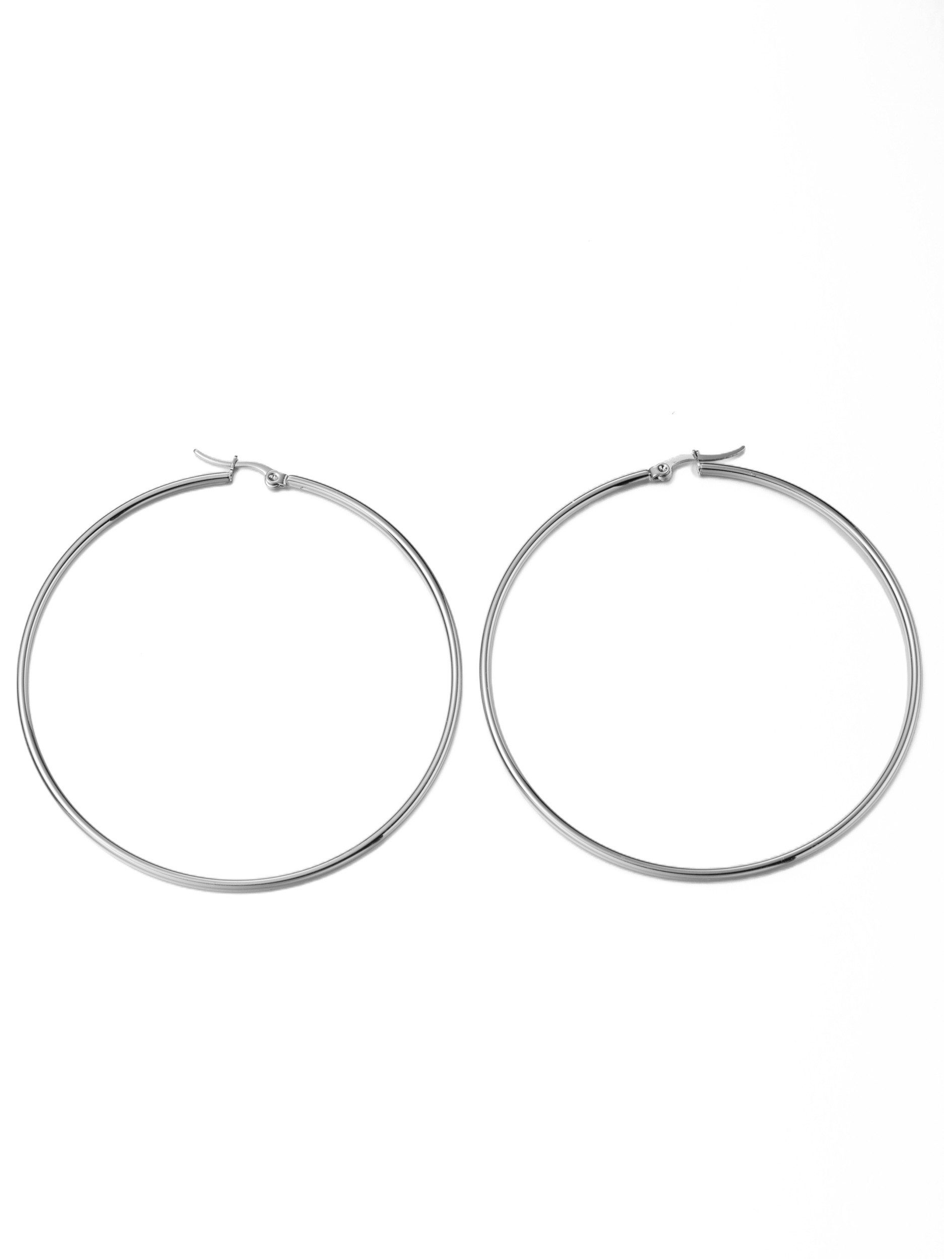 Aniston JEWELRY & WATCHES Creolen-Set Multipack Schmuck Geschenk Edelstahl Ohrschmuck Ohrringe (Set, 4-tlg), Made in Germany