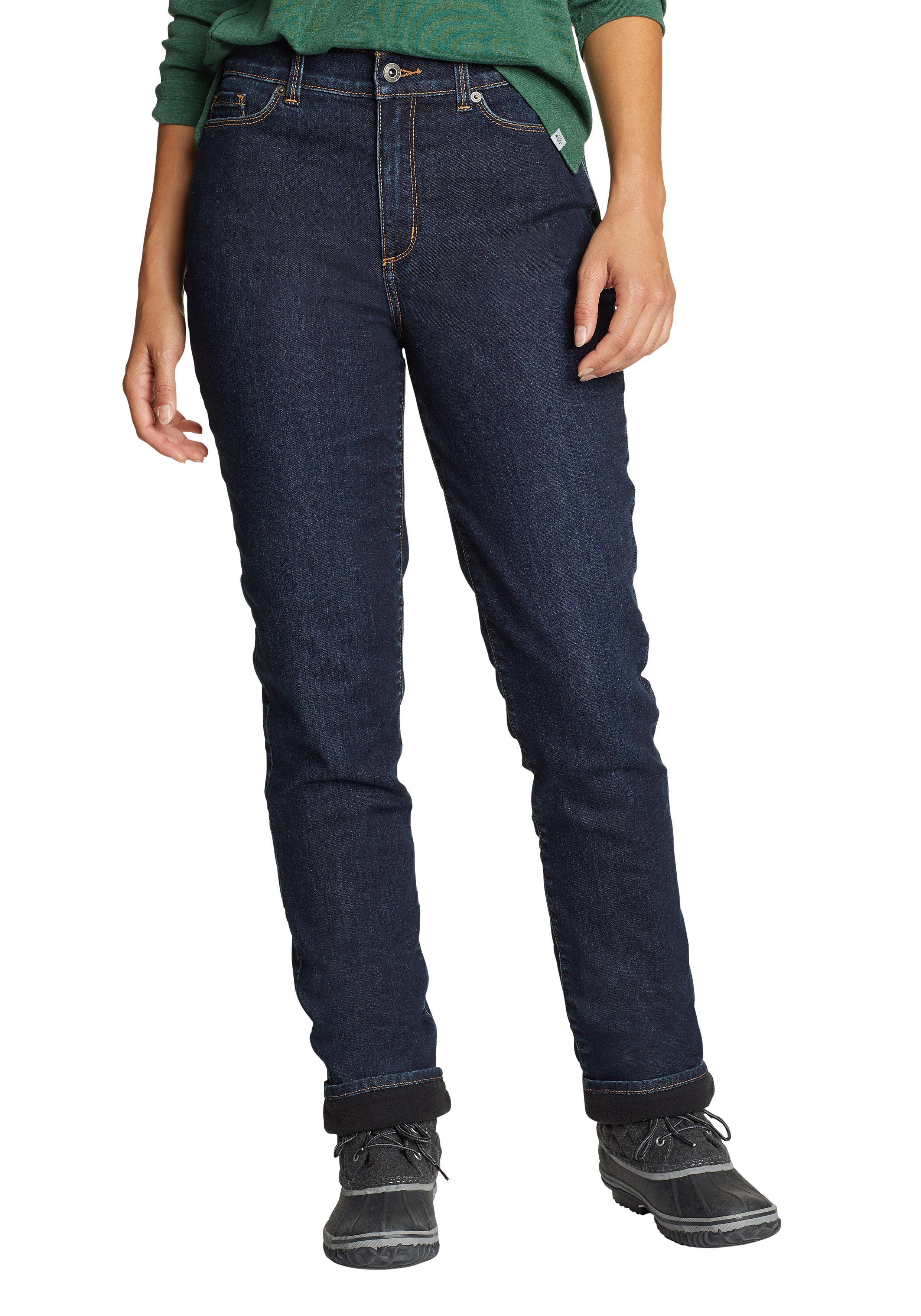 Eddie Bauer Straight-Jeans Voyager Джинси gefüttert