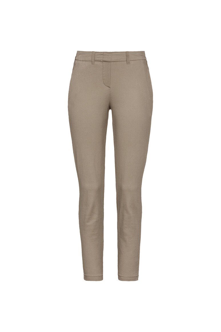 Hakro Anzughose Damen 7/8 Hose Stretch WEIß