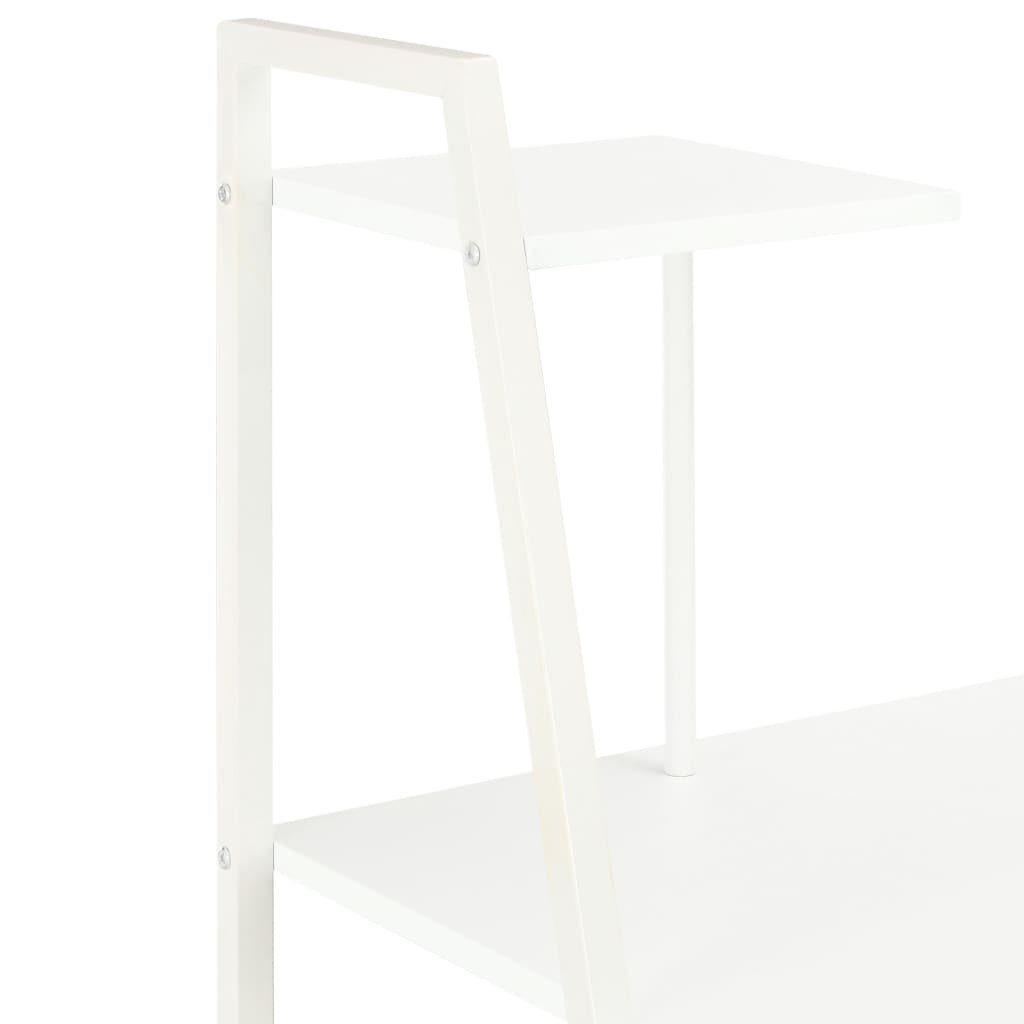 cm 102×50×117 Schreibtisch | Weiß Schreibtisch Weiß Regaleinheit Weiß vidaXL mit