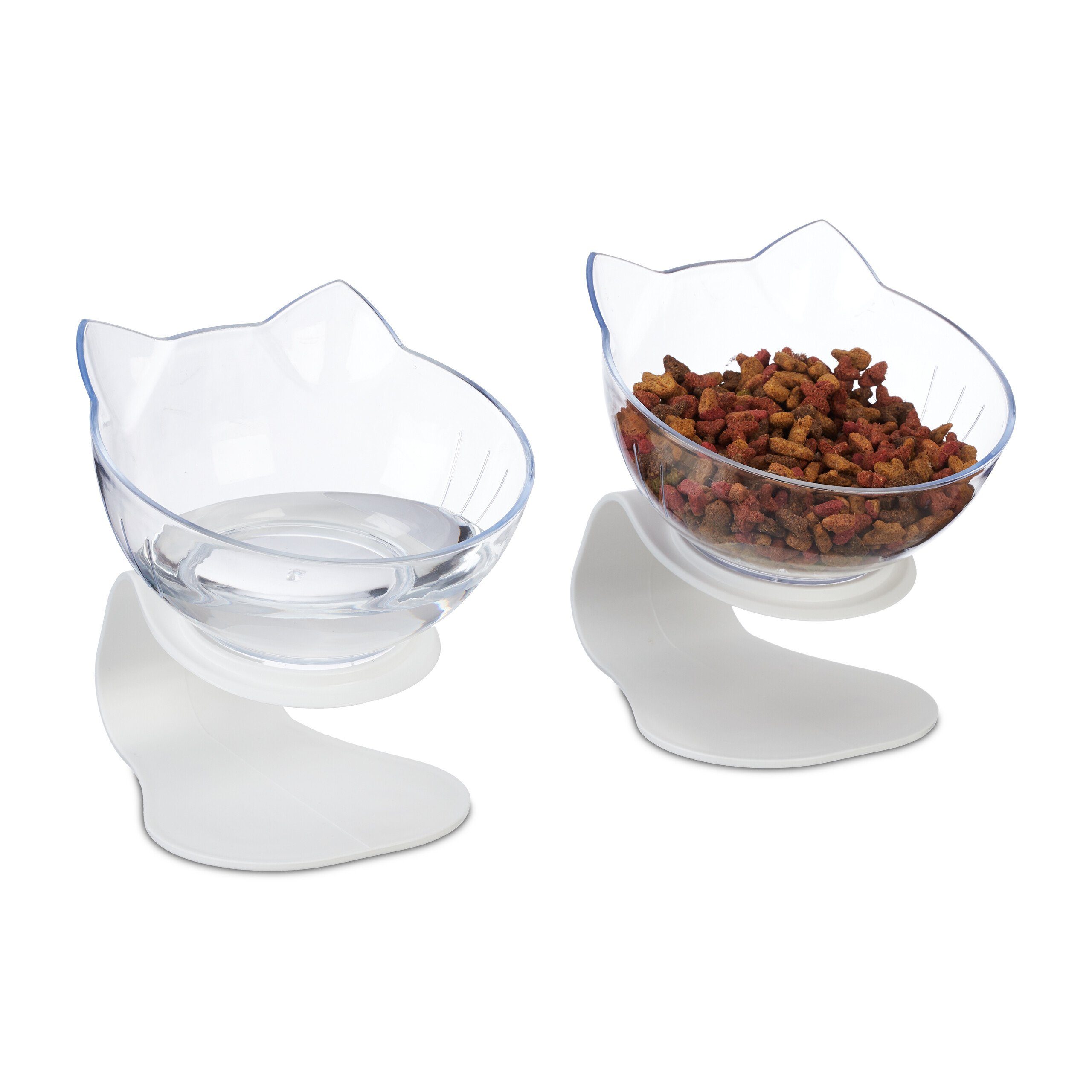 Napf-Set Erhöhter Katzennapf 2er Set