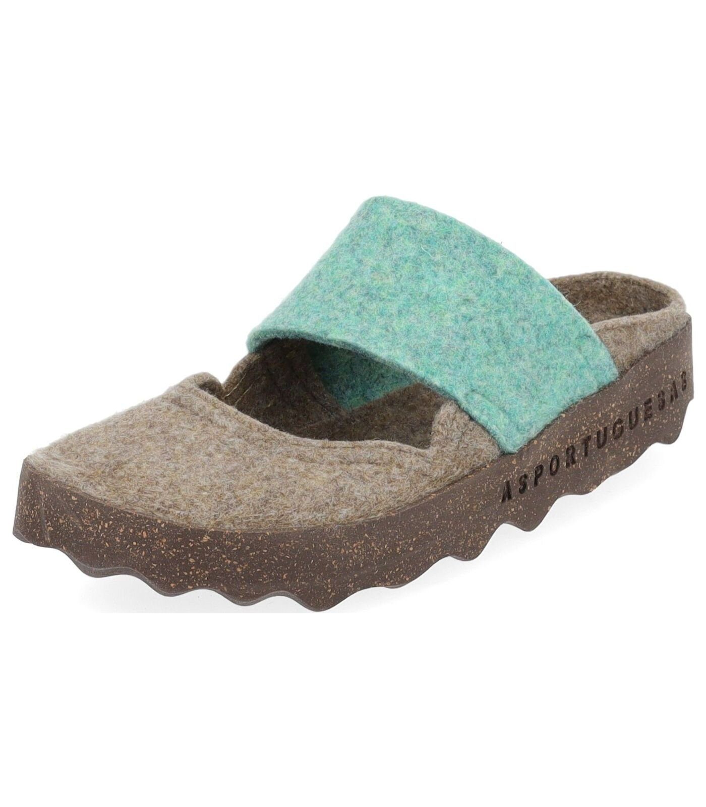 Asportuguesas Pantoletten Taupe Pantolette Filz