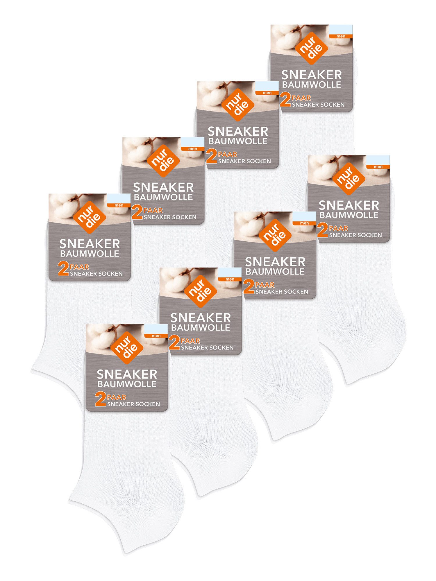 Nur Die Sneakersocken Baumwolle Basic Unifarben günstig online kaufen