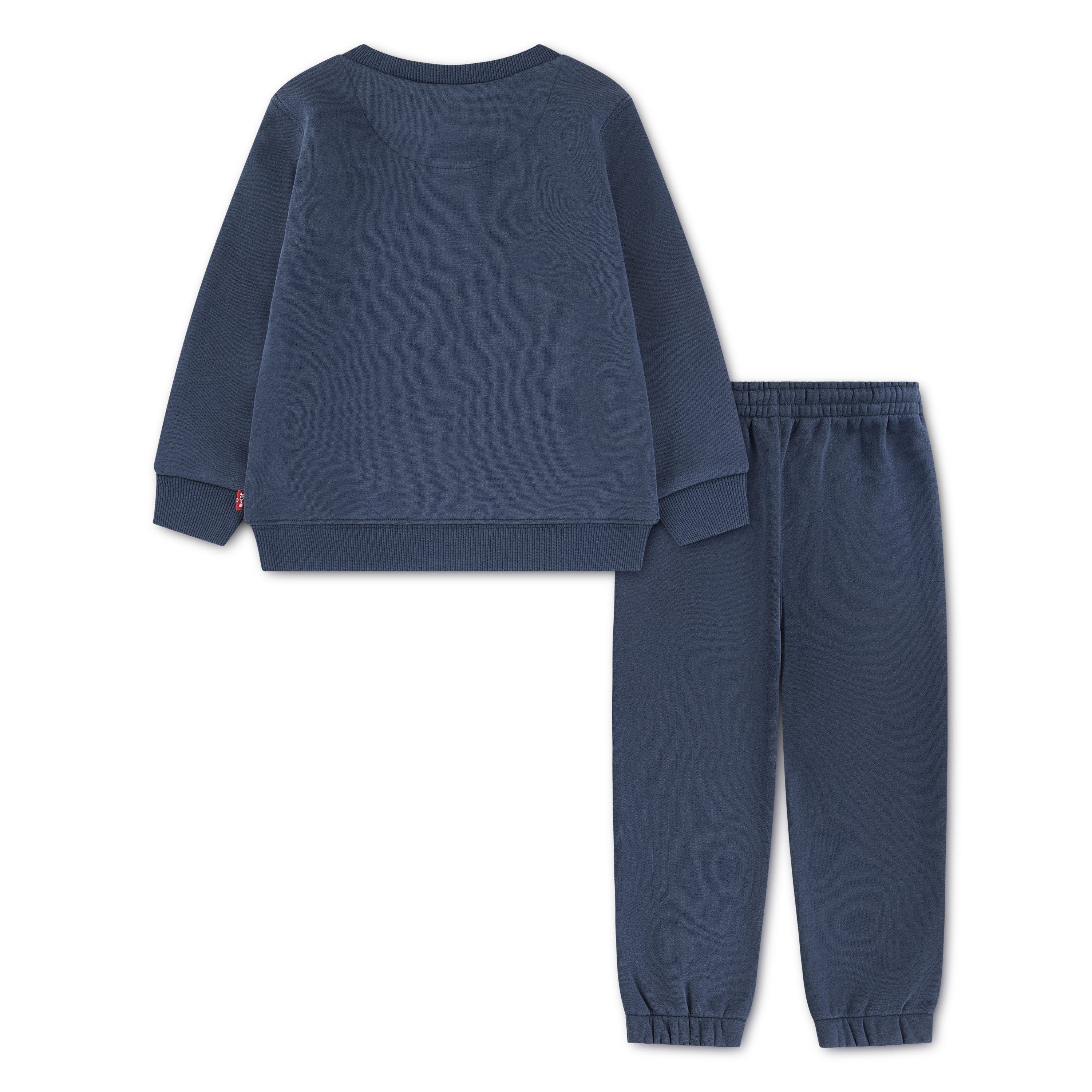 Levi's® Kids Neugeborenen-Geschenkset LVN HOODIE,JOGGER SET (Set, 2-tlg) mit kleiner Label-Applikation- Stickerei