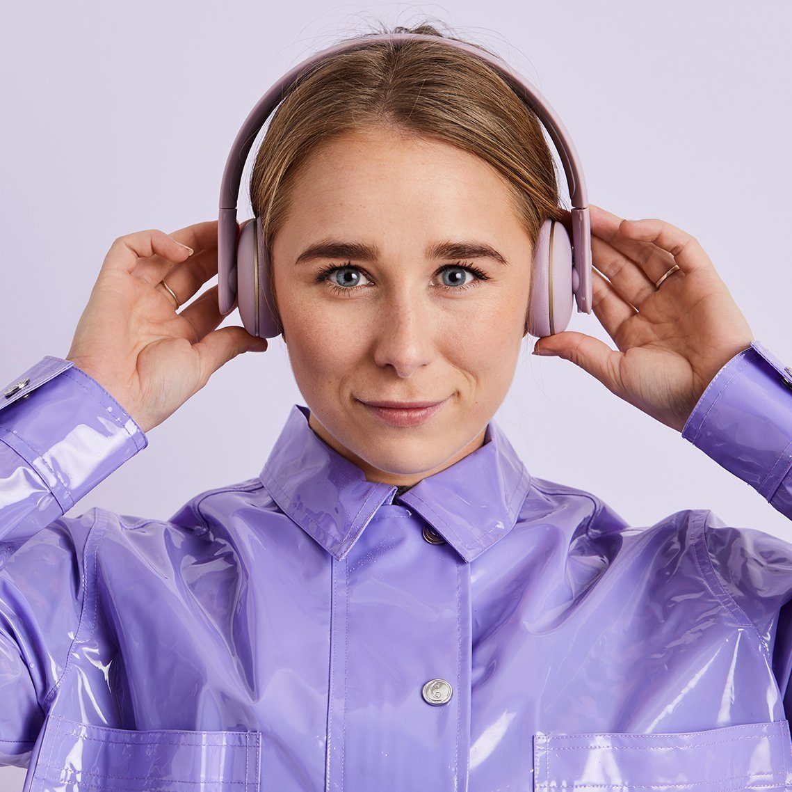 KREAFUNK On-Ear-Kopfhörer (KREAFUNK aHEAD calm Kopfhörer) Bluetooth II purple
