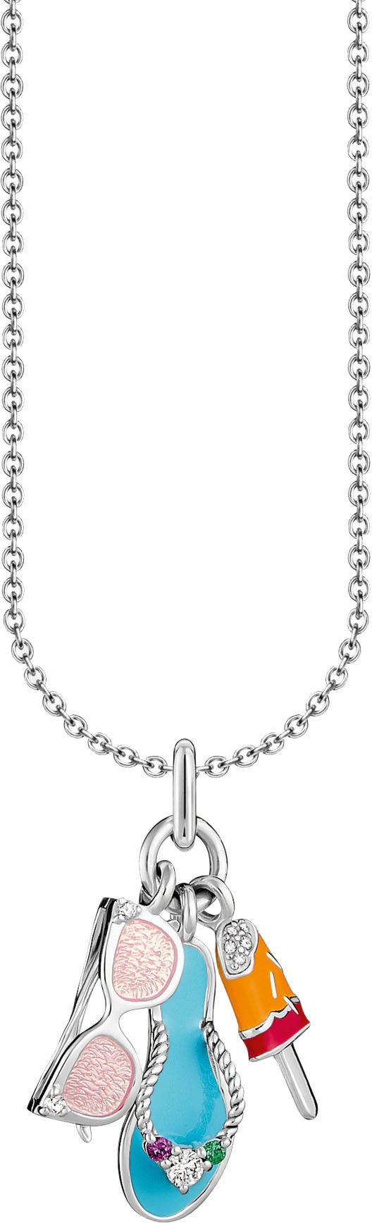 THOMAS SABO Kette mit Anhänger Triple-A...