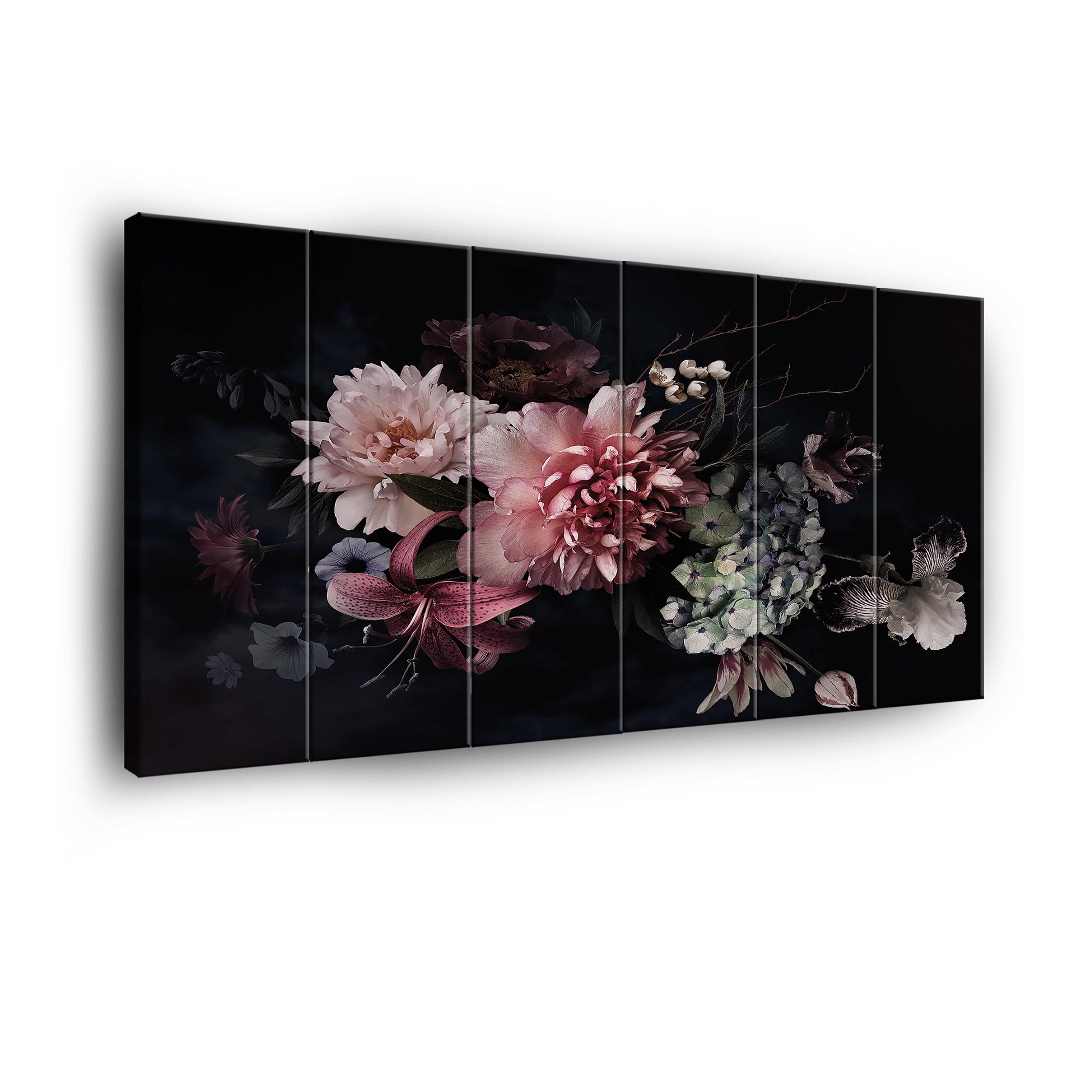 Wallarena Leinwandbild Natur - Mehrfarbig - Modern - Vlies - Wohnzimmer, Natur, 100x100x3cm