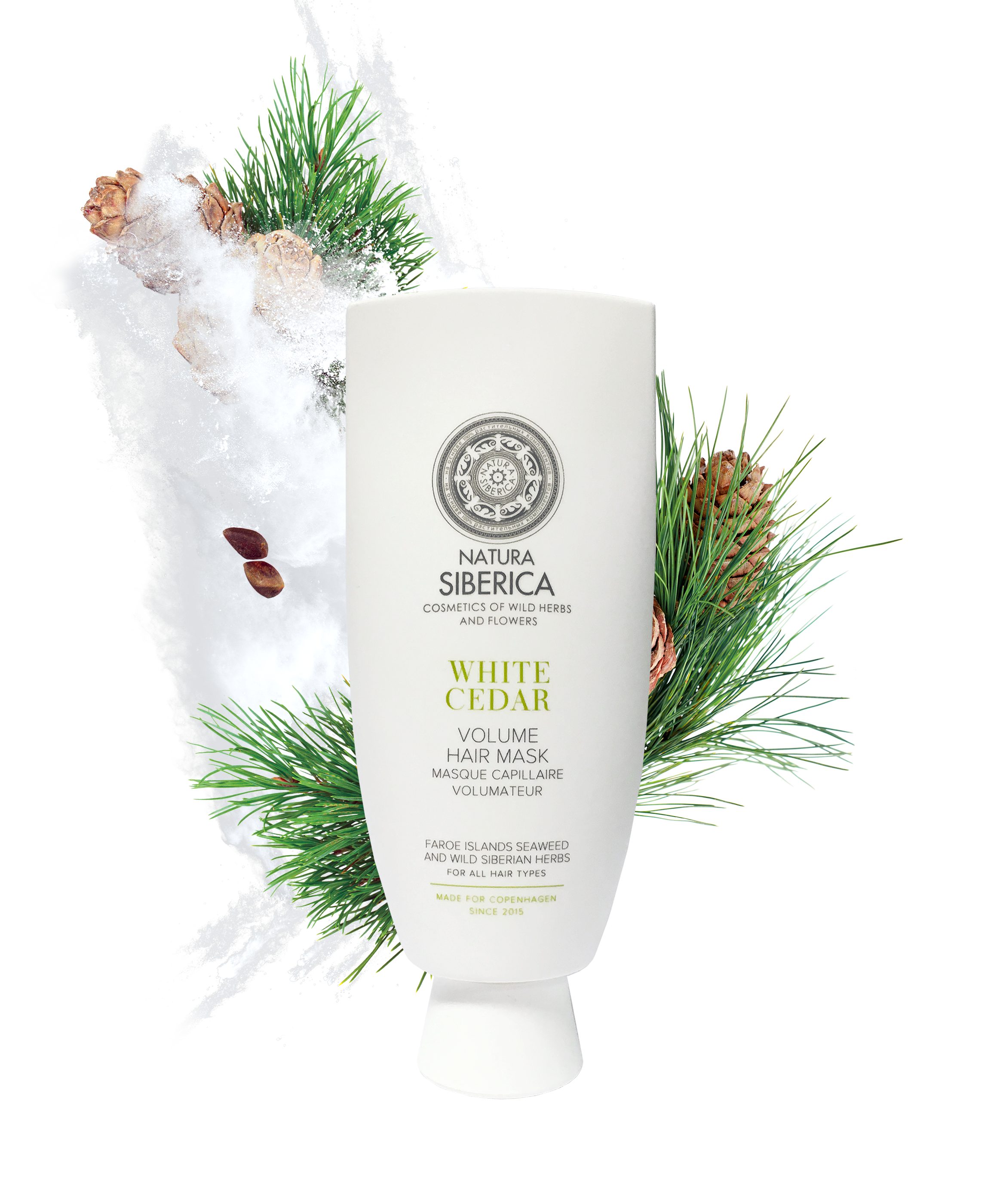 Natura Siberica Haarmaske Copenhagen Volume Hair Mask White Cedar, 200 ml