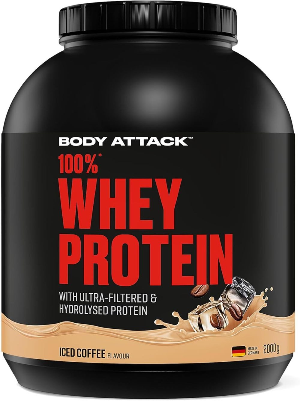 Body Attack Body Attack 100% Whey- 2 kg Pulver