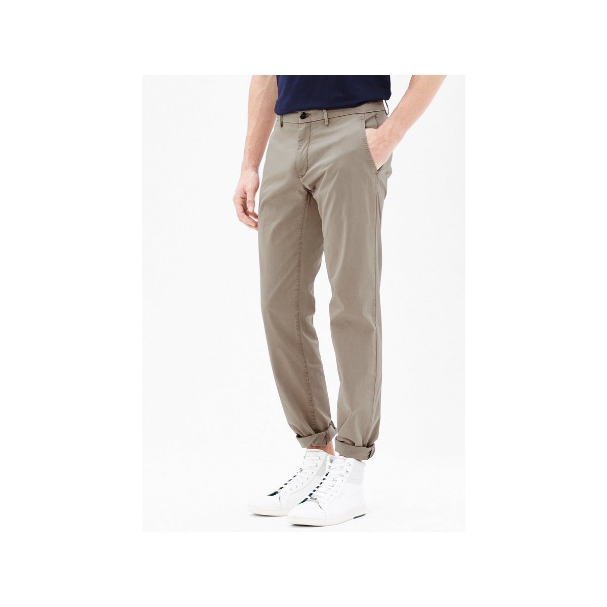 regular braun (1-tlg) Stoffhose s.Oliver fit