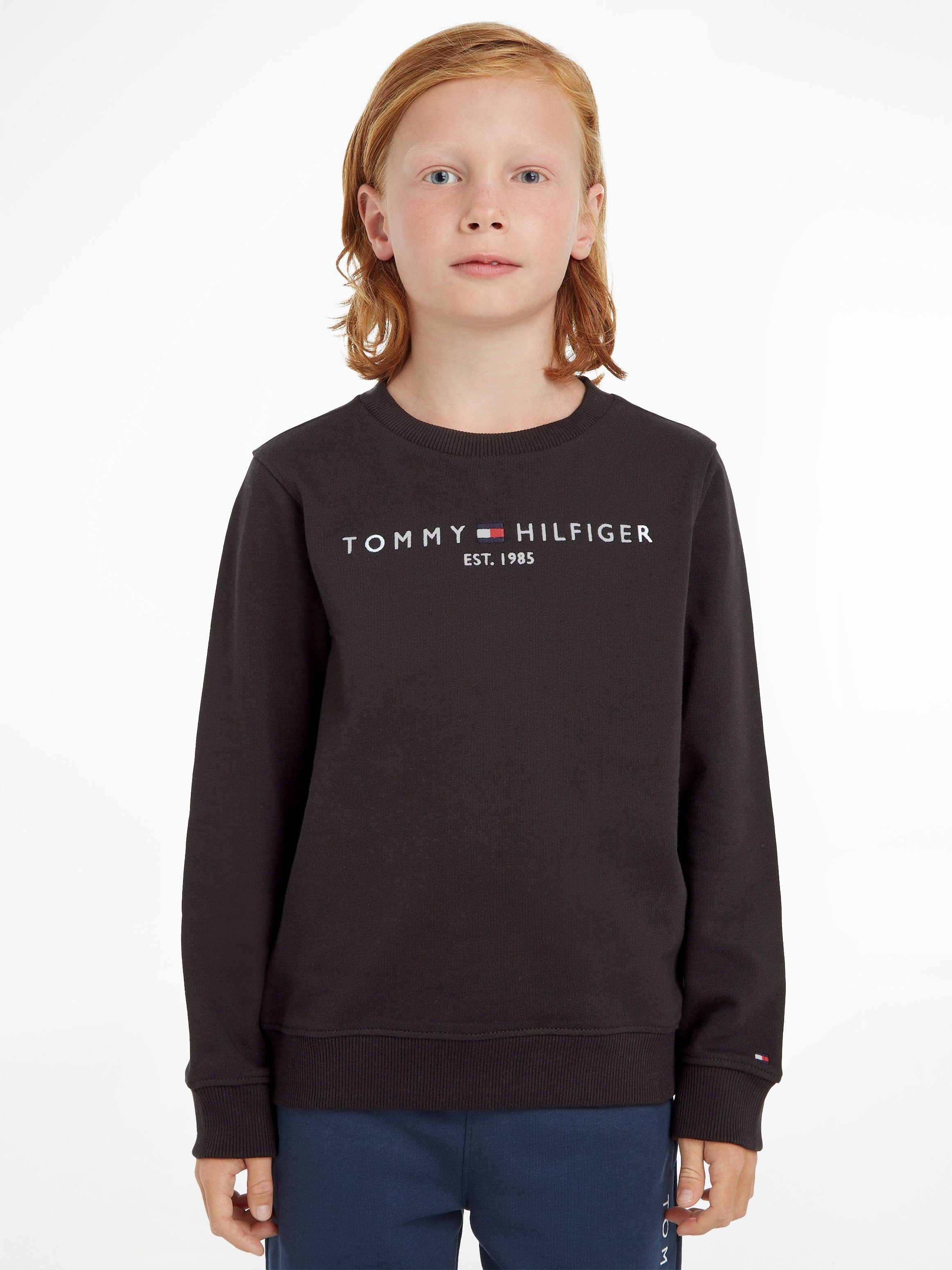 Tommy Hilfiger Sweatshirt und Mädchen Jungen für SWEATSHIRT ESSENTIAL