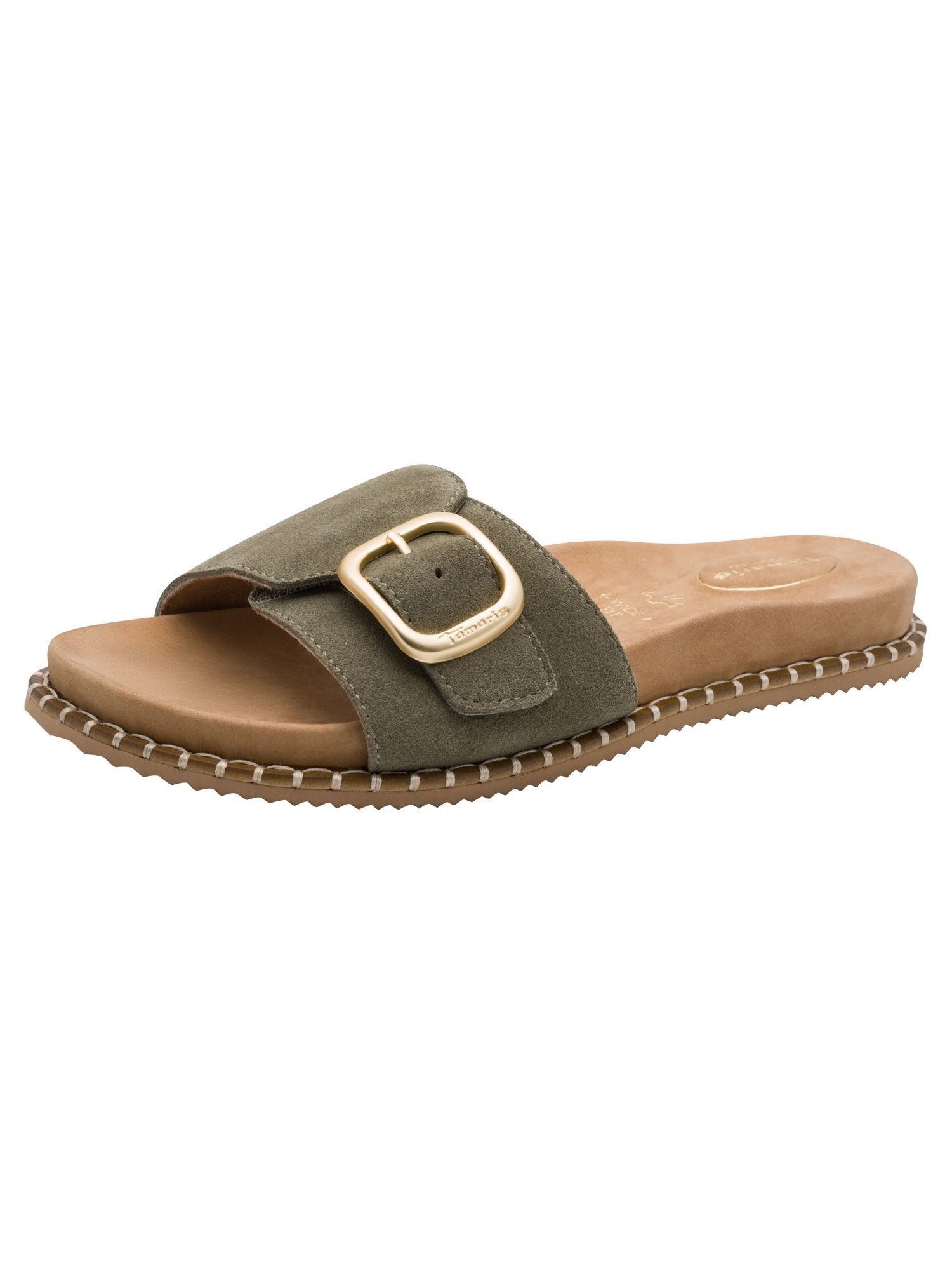 WIDE FIT MultiAdjustable, comfortFit aus Leder Pantolette