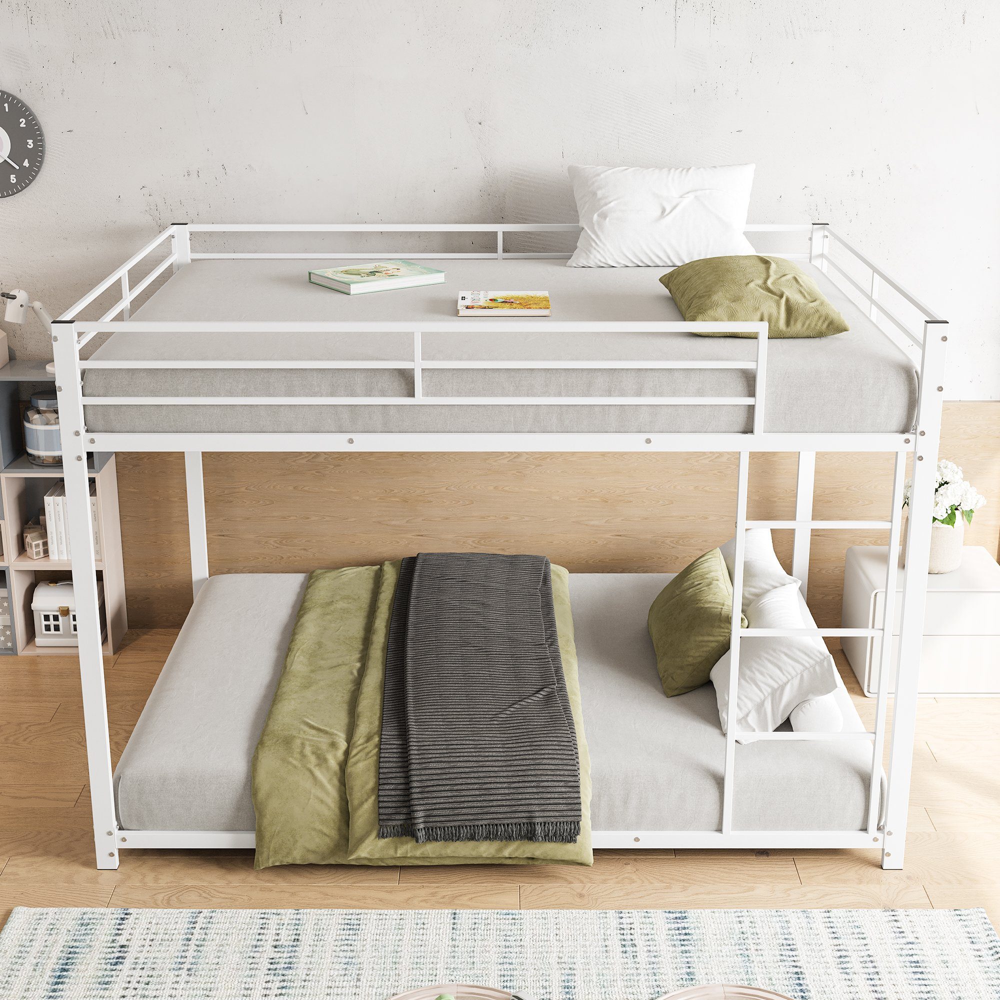 HAUSS SPLOE Etagenbett Etagenbett Metallbett Kinderbett Hochbett Bettrahmen Doppelbett