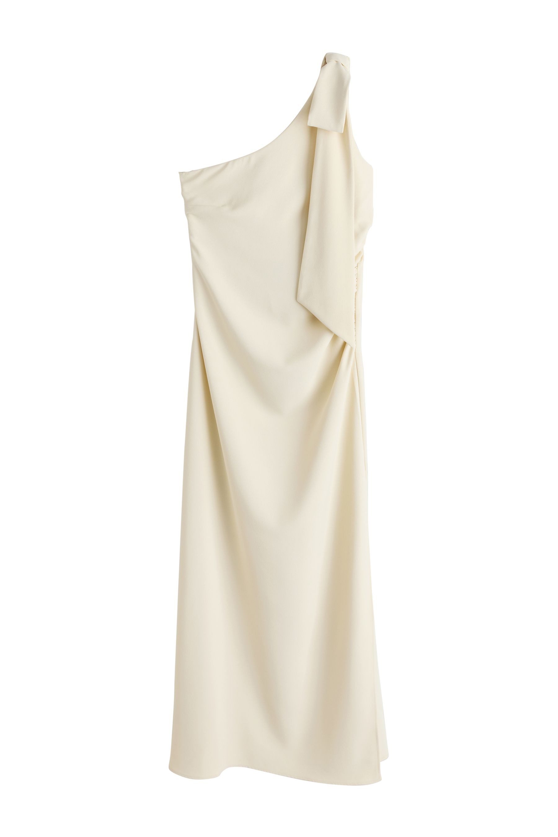 Next One-Shoulder-Kleid Brautjungfern-Maxikleid mit Schulterschleife (1-tlg)