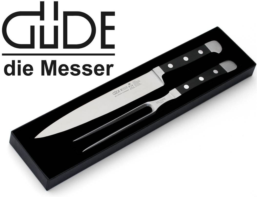Güde Messer Solingen Столовые приборы для стейка Güde Столовые приборы для стейка 2-teilig, geschmiedet, Serie Alpha