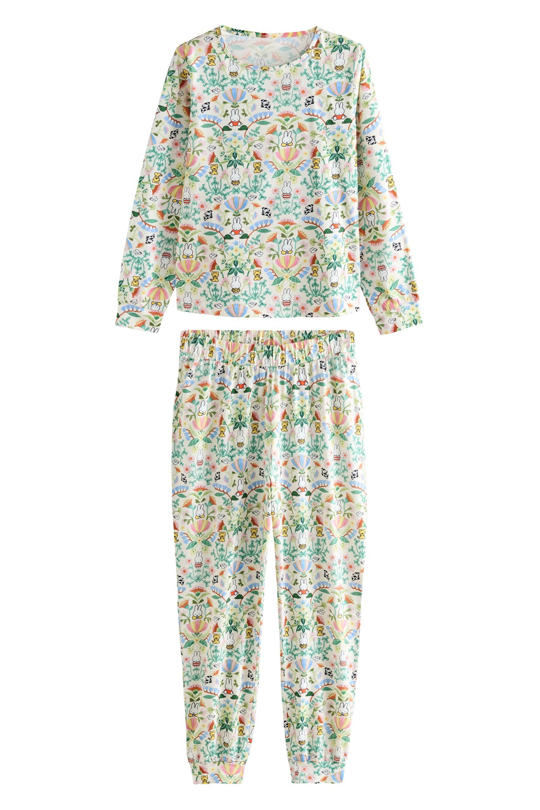 Cath Kidston Pyjama Cath Kidston Miffy Twosie Schlafanzug, Baumwolle (2 tlg)