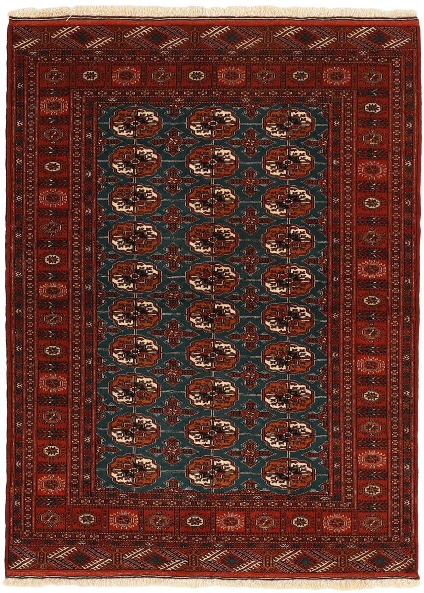 Orientteppich Turkaman 136x179 Handgeknüpfter Orientteppich / Perserteppich, Nain Trading, rechteckig, Höhe: 6 mm | Kurzflor-Teppiche