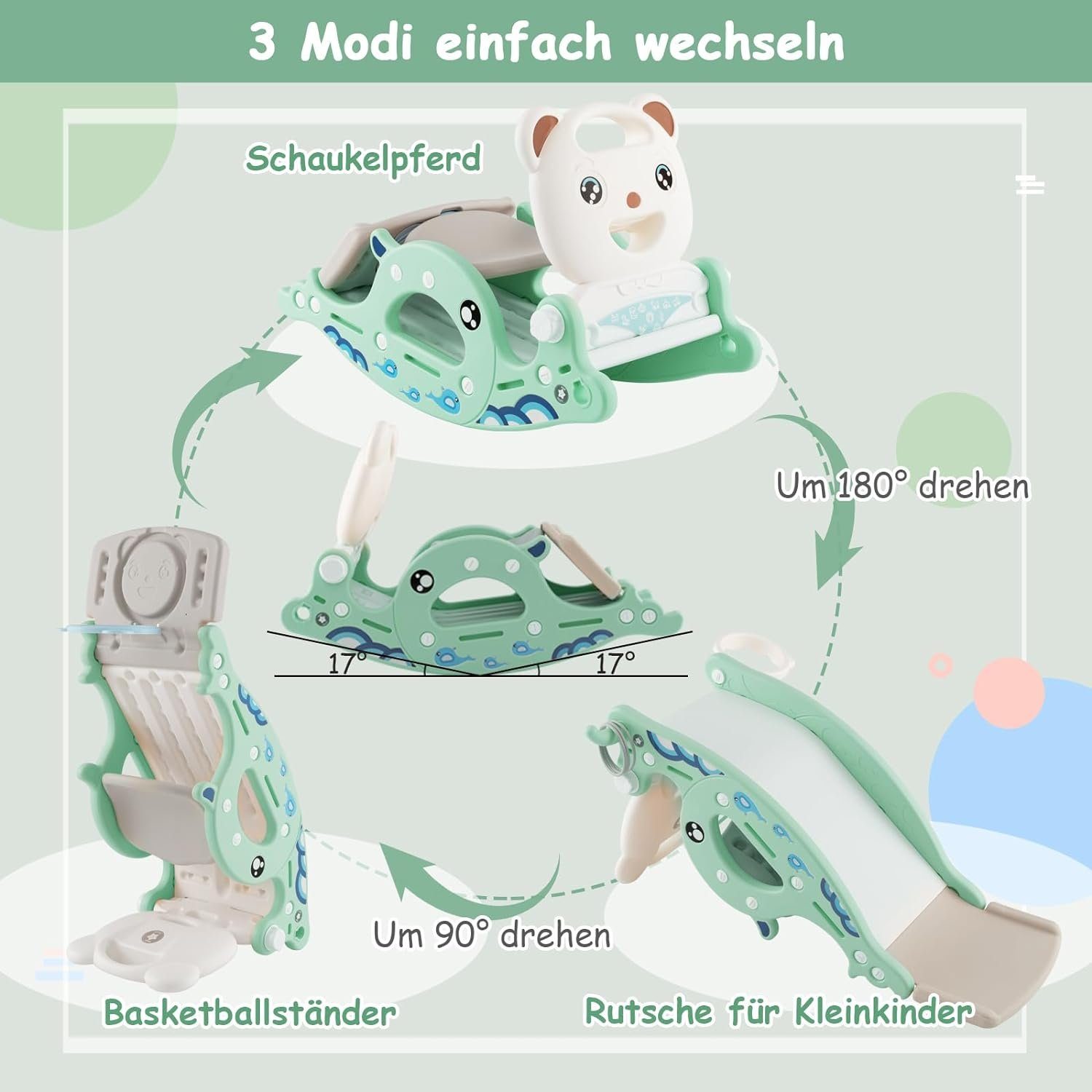 KOMFOTTEU Rutsche 4 in 1, mit günstig online kaufen