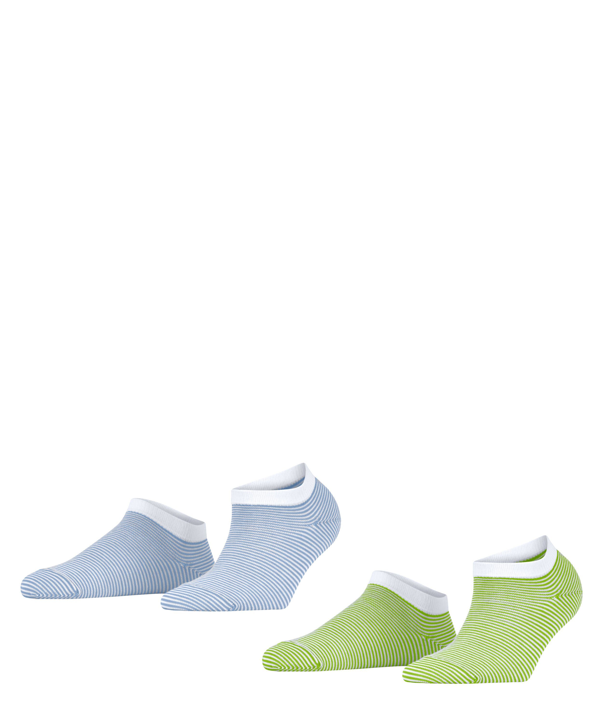 Esprit Sneakersocken Allover Stripe 2-Pack (2-Paar) sortiment (0110)