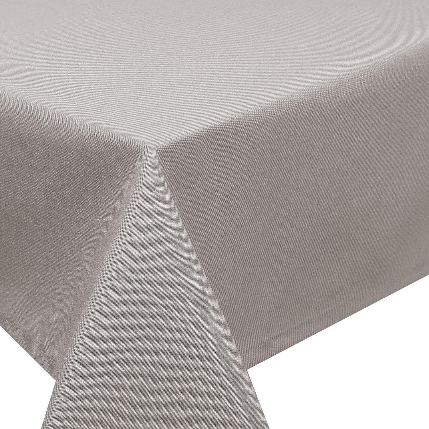 Stoffschmiede Tischdecke mit Leinen-Optik, Wasserabweisend