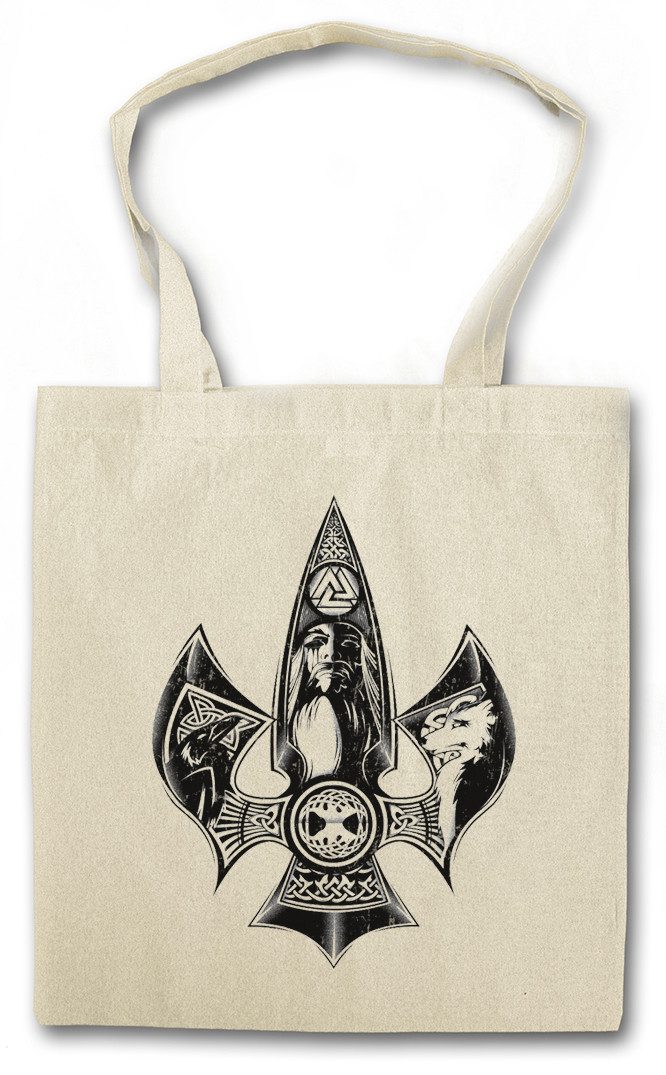 Beuteltasche Odhin III Stofftasche Auge Walhalla Odhin Wotan Thor Vikings Loki