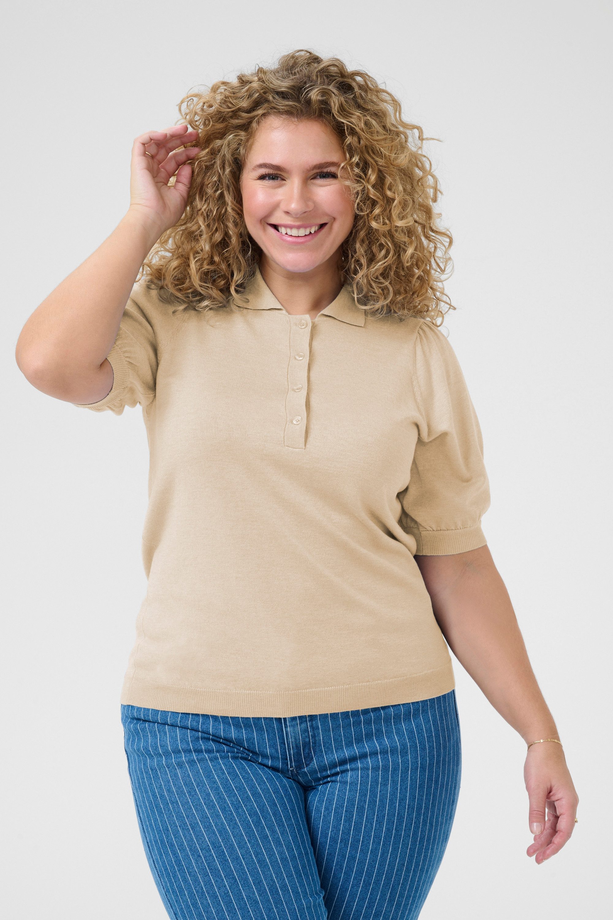 KAFFE Curve Strickpullover Strickpullover KClizzy Große Größen