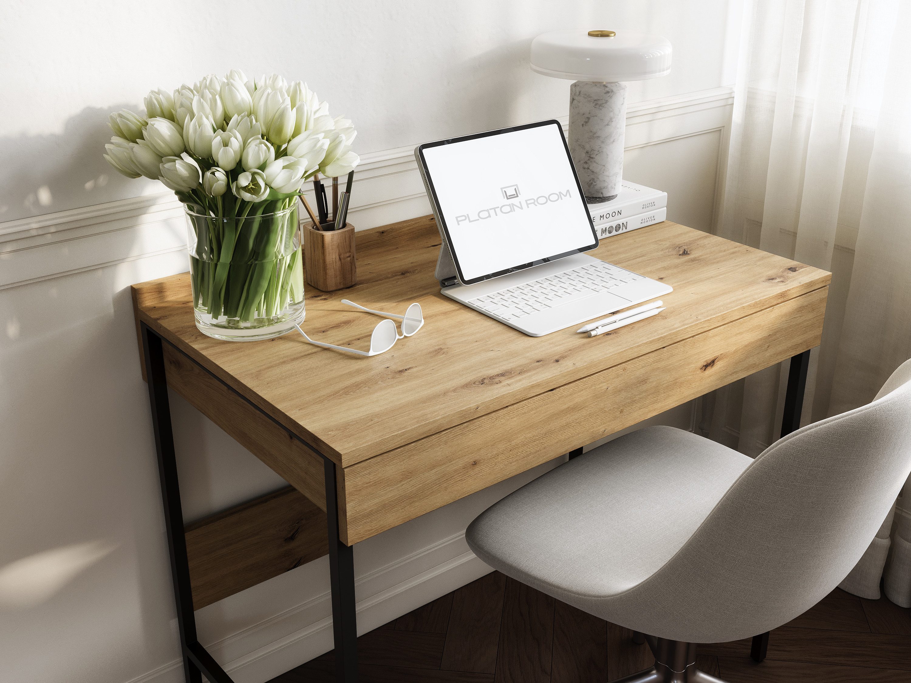 Platan Room Schreibtisch Porto Schreibtisch mit günstig online kaufen
