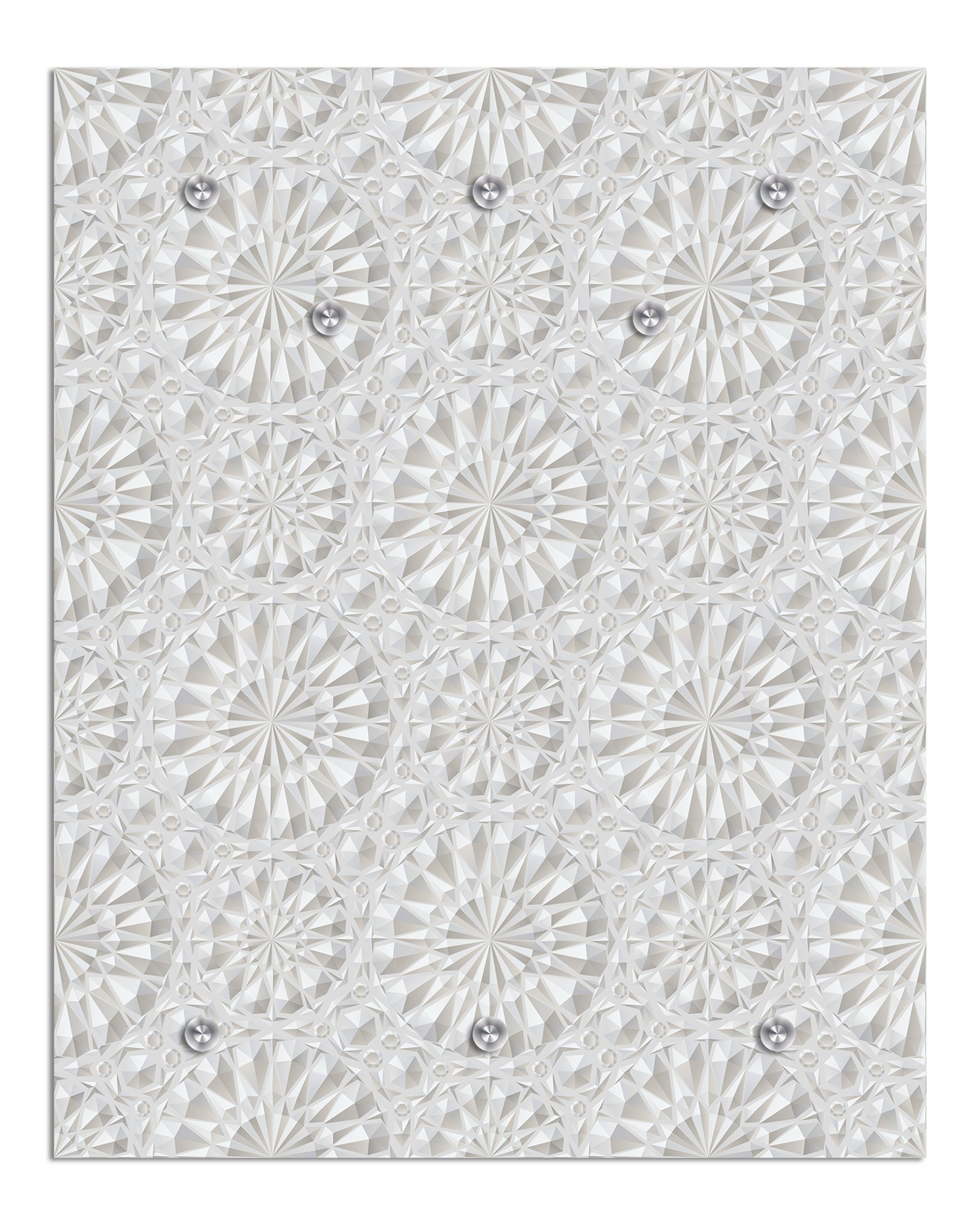 queence Wandgarderobe Garderobe aus Acrylglas Keramik Motiv Ornamente Flies günstig online kaufen