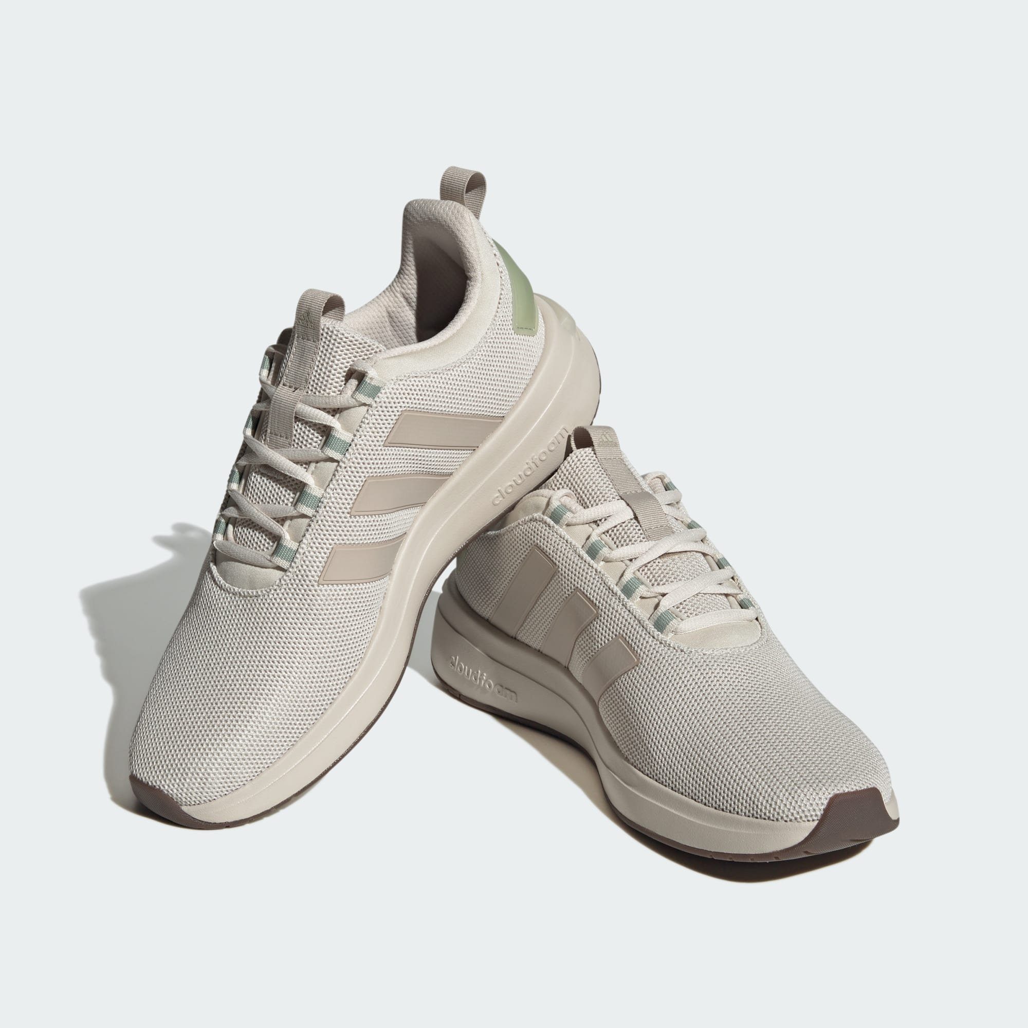 adidas Sportswear RACER TR23 SCHUH Sneaker Aluminium / Wonder Beige / Silver Green