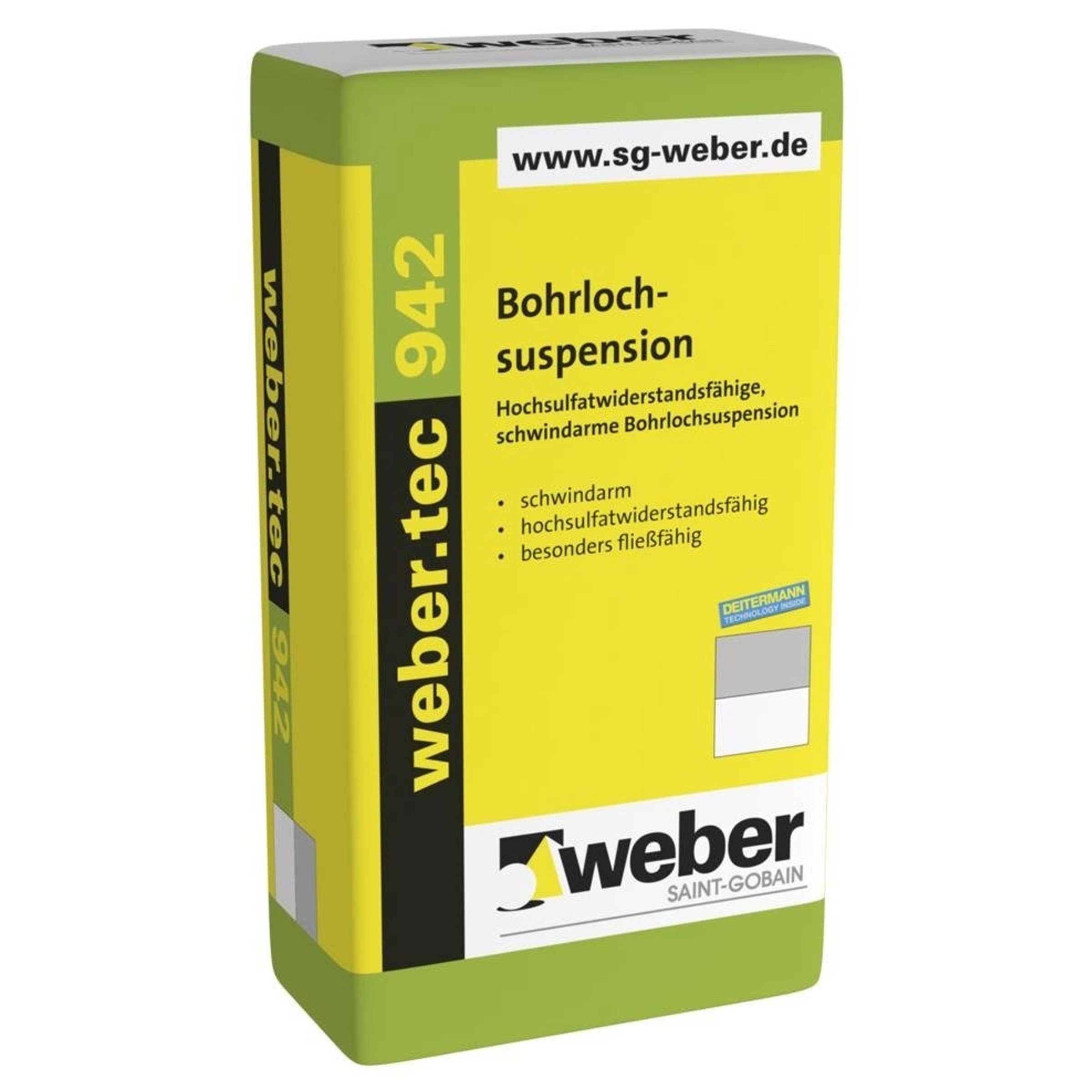 Saint Gobain Weber Zement Weber.tec 942 Bohrlochsuspension 20kg sulfatbeständig schwindarm