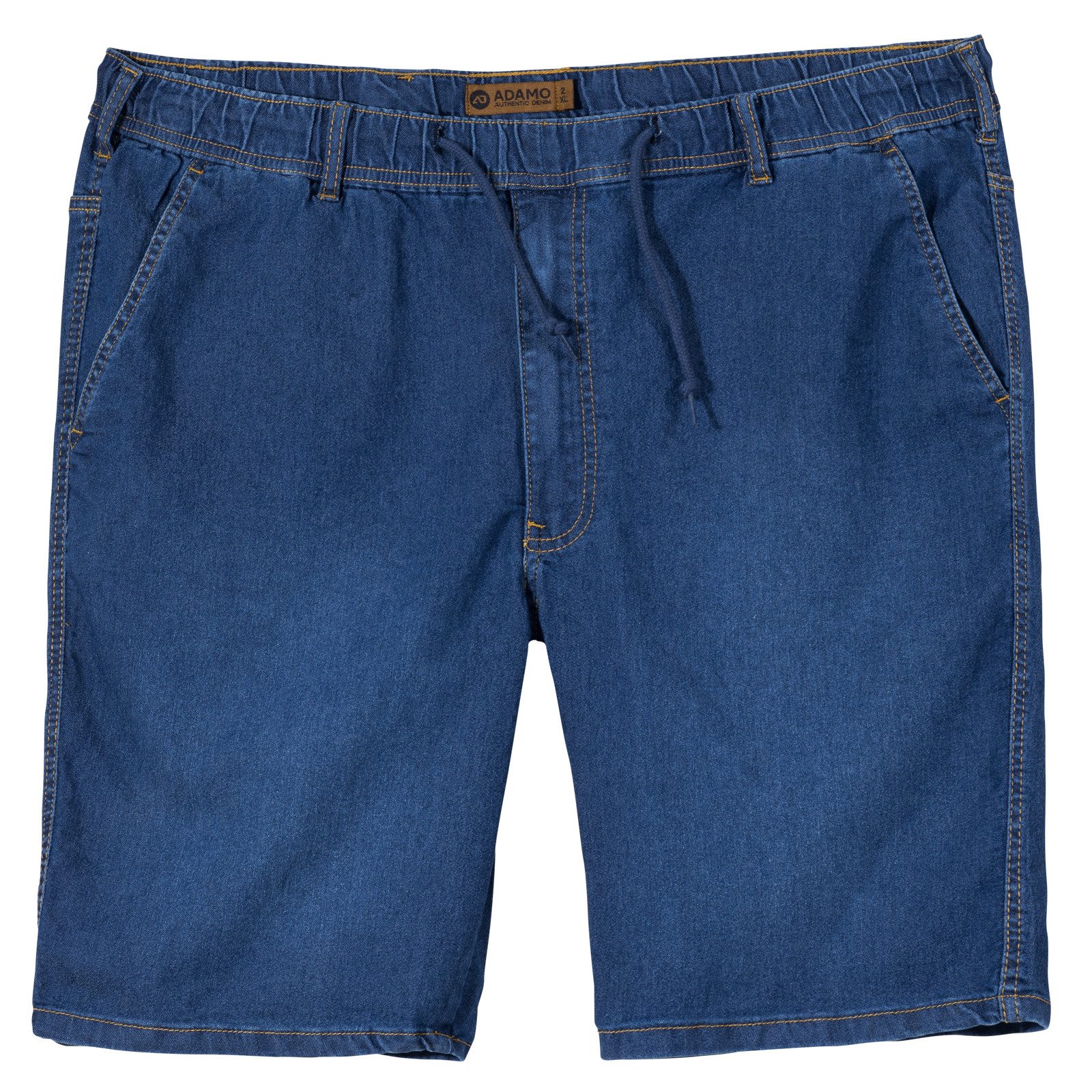 ADAMO Shorts Adamo Stretch-Shorts große Größen mittelblau Kansas
