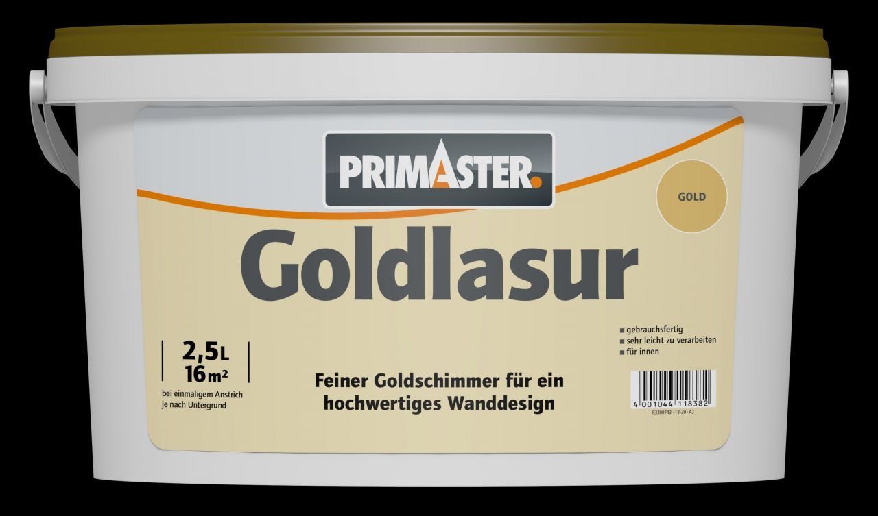 Primaster Strukturpaste Primaster Goldlasur 2,5 L gold