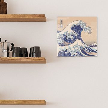 DEQORI Magnettafel 'Große Welle vor Kanagawa', Whiteboard Pinnwand beschreibbar