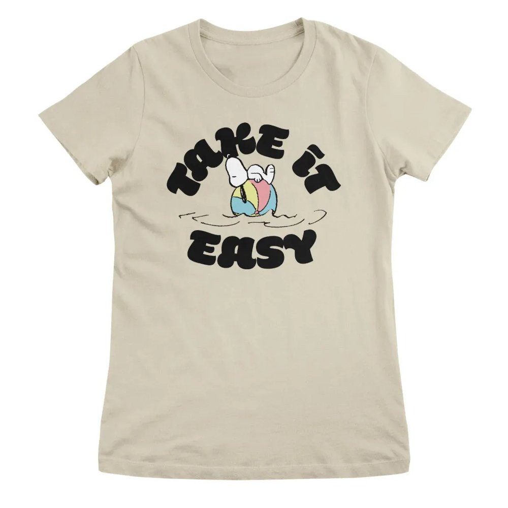 PEANUTS Worldwide LLC T-Shirt Take IT Easy Girly Tee