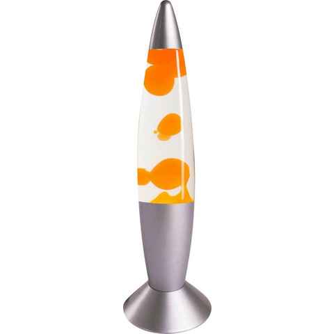 7even Lavalampen Lava Lampe Rakete 35cm Orange