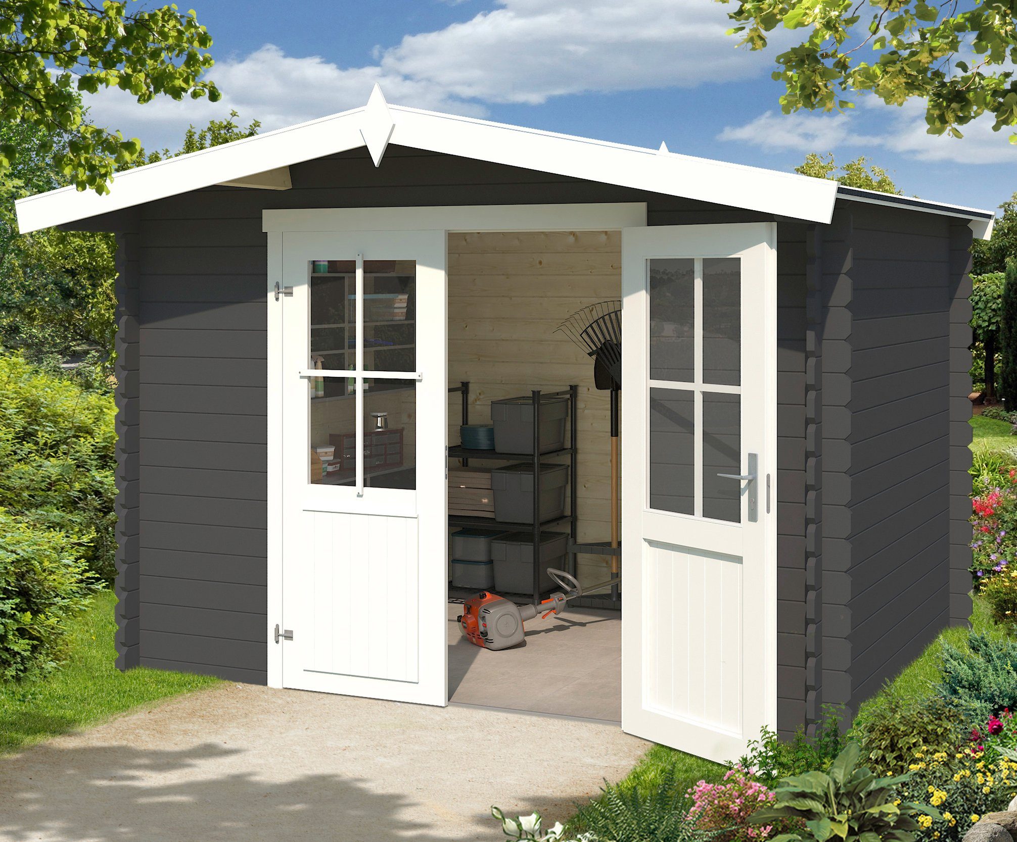 LASITA MAJA Gartenhaus Baltimore, BxT: 324x290 cm