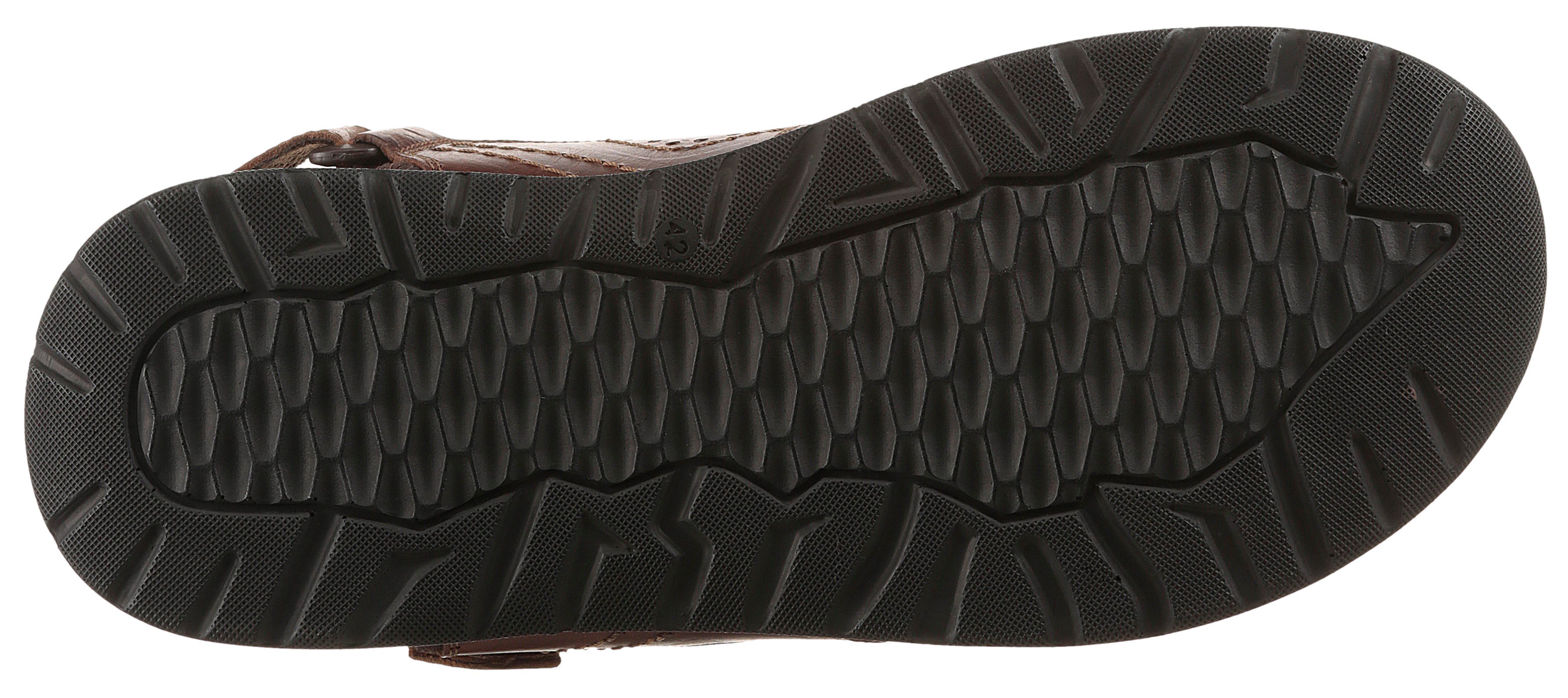 Mustang Shoes Trekkingsandale, Sommerschuh, Klettschuh mit weicher Innensohle