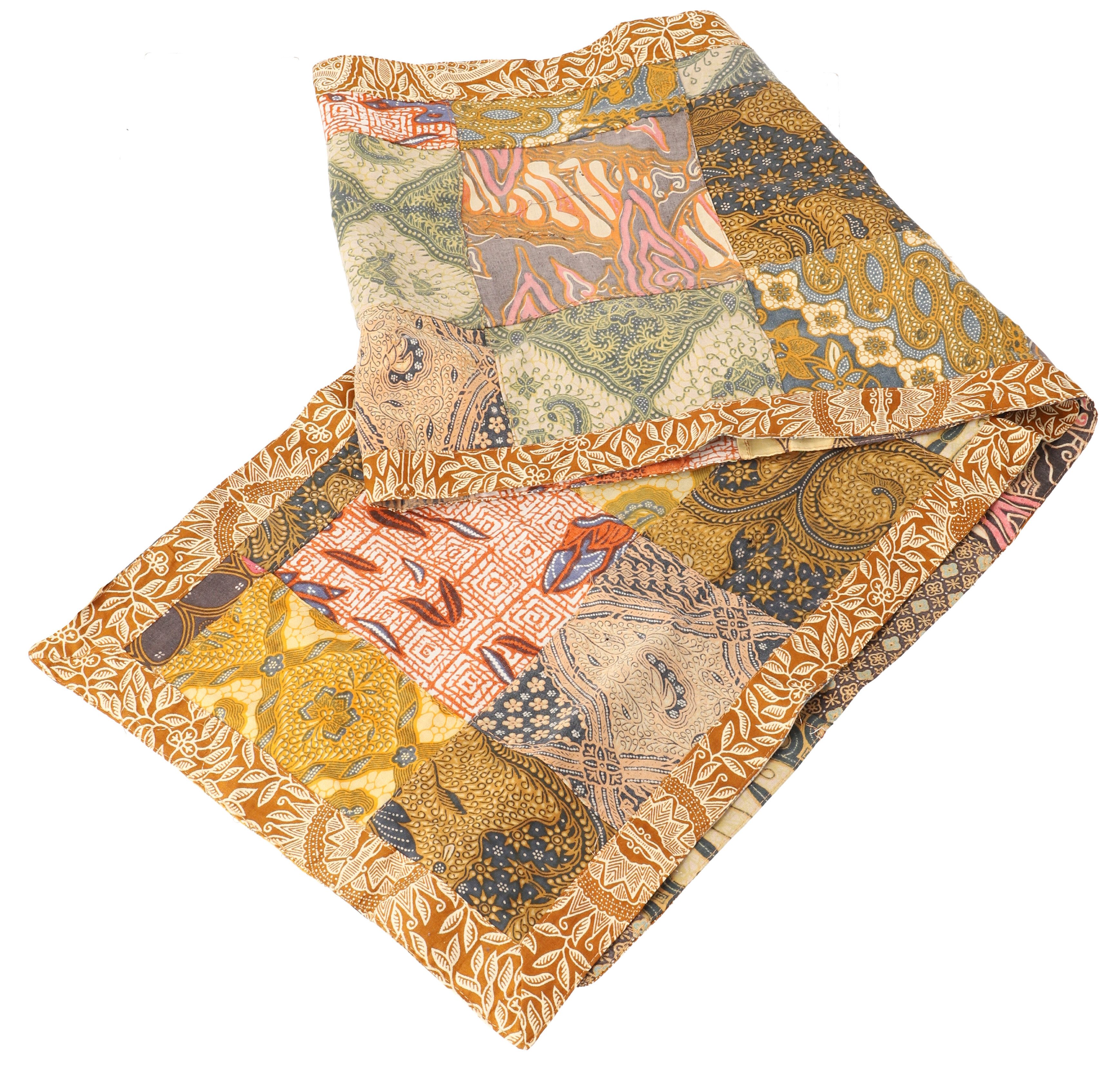 Guru-Shop Halstuch Unikat upcycling Baumwoll Patchworkschal,..