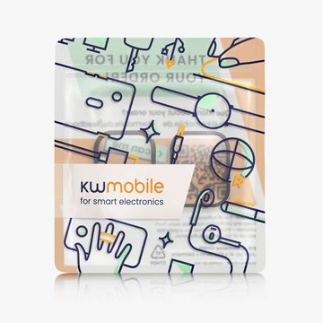 kwmobile Smartwatch-Hülle 2x Hülle für Xiaomi Mi Band 8 Pro, Fullbody Fitnesstracker Glas Cover Case Schutzhülle Set