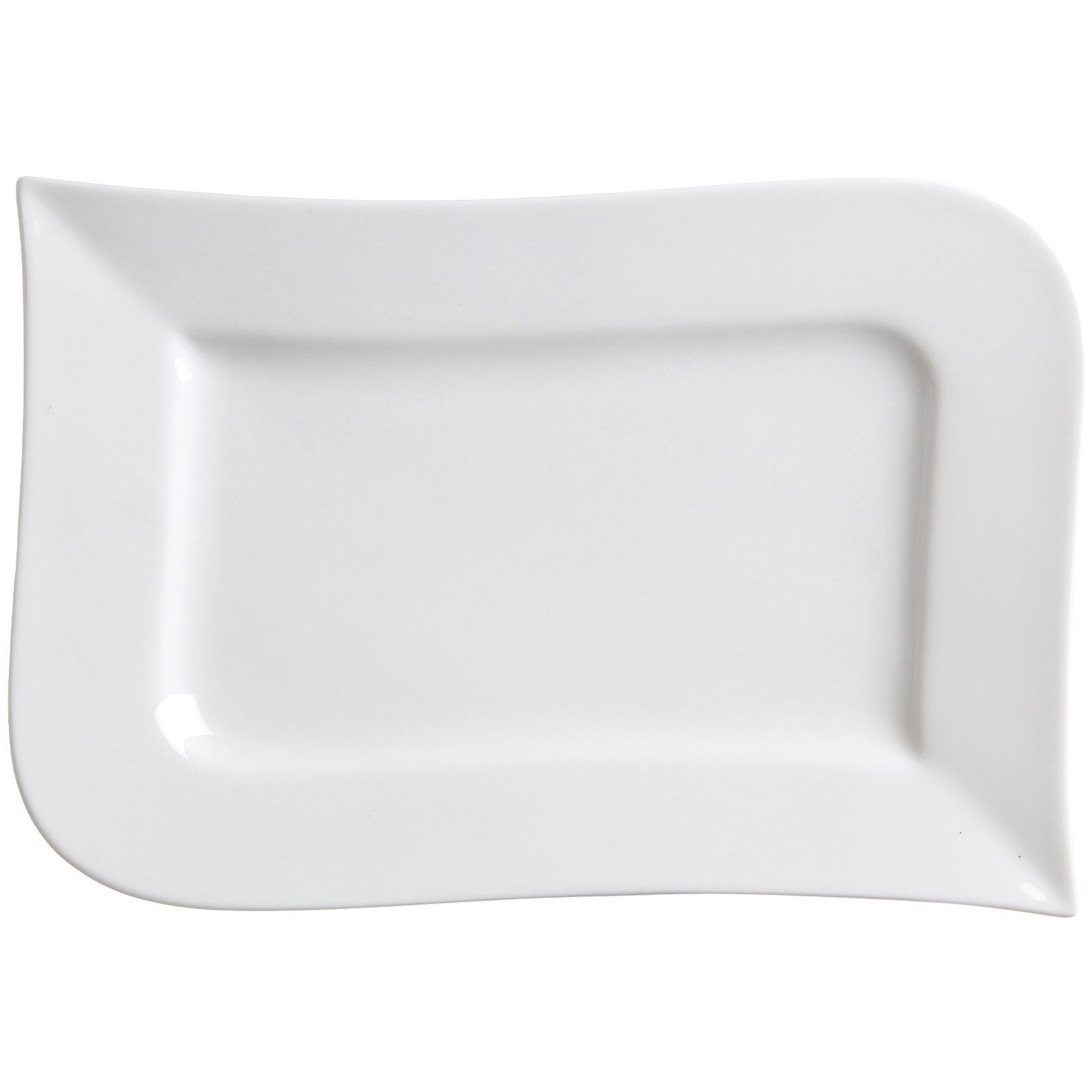 Ritzenhoff & Breker Servierplatte Melodie Servierplatte 36 x 23 cm, Porzellan, (1-tlg)