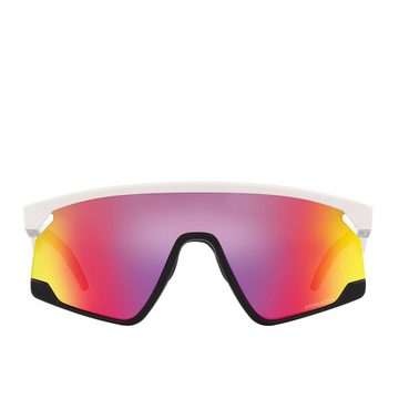 Oakley Sonnenbrille Oakley BXTR Matte White Matte Black Prizm Road