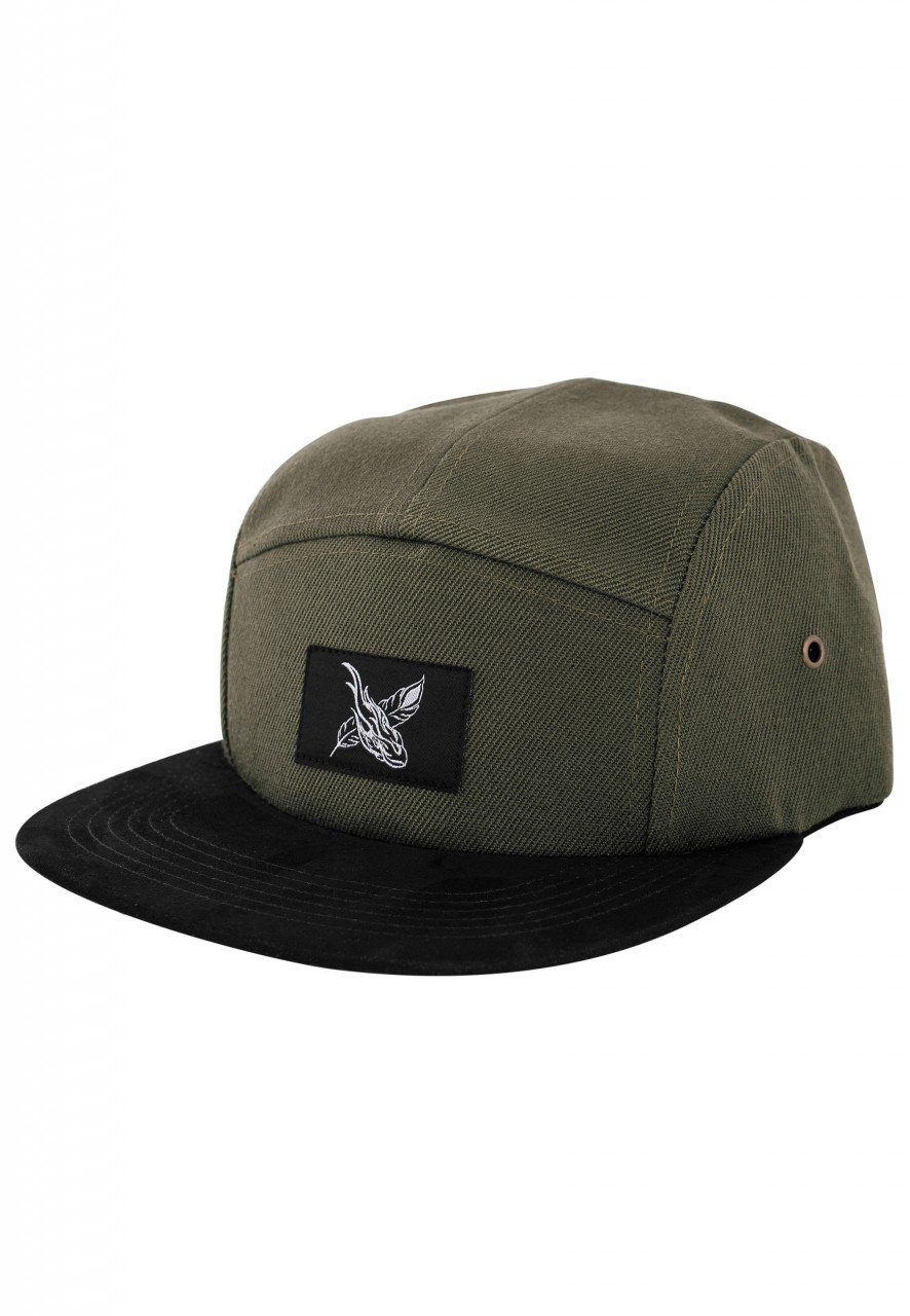 Blackskies Snapback Cap Port Louis 5-Panel Cap - Olive-Schwarz