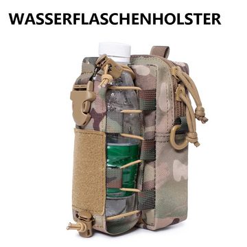 GelldG Gürteltasche Organizer Hüfttaschen für Handy Wasserflasche Reisen mit Schultergurt