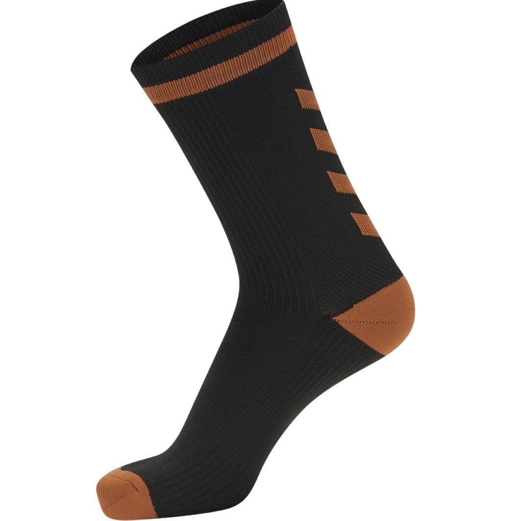 hummel Sportsocken Elite Indoor Low schwarz/orange - 1 Paar
