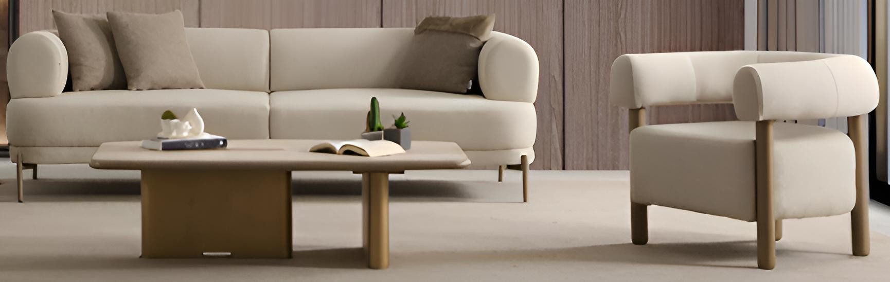 JVmoebel Polstergarnitur Beige Designer Sofagarnitur von JVMoebel mit hochwertiger Polsterung, (Set, 2-tlg), Made in Europa