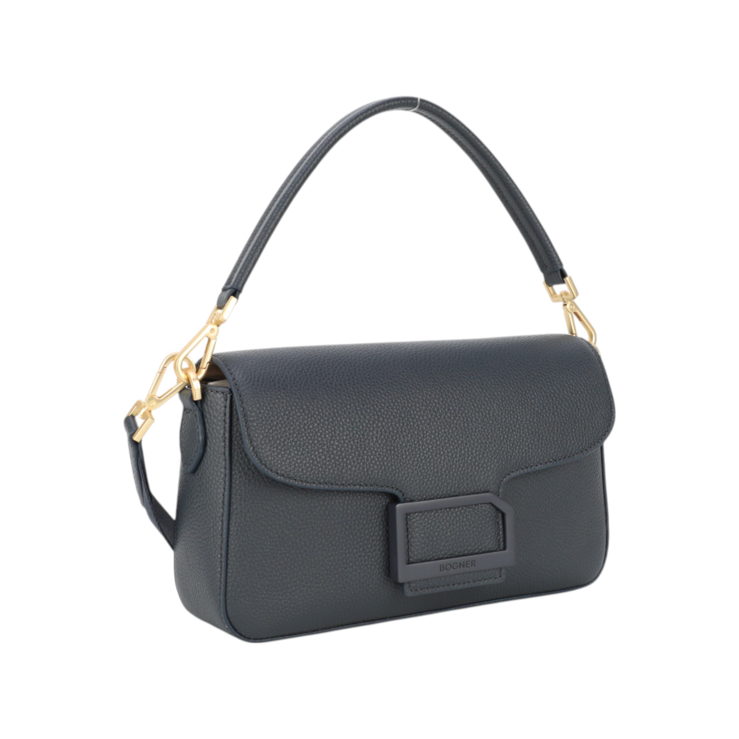 BOGNER Schultertasche Bogner - Damen Schultertasche Pontresina Neve Nera